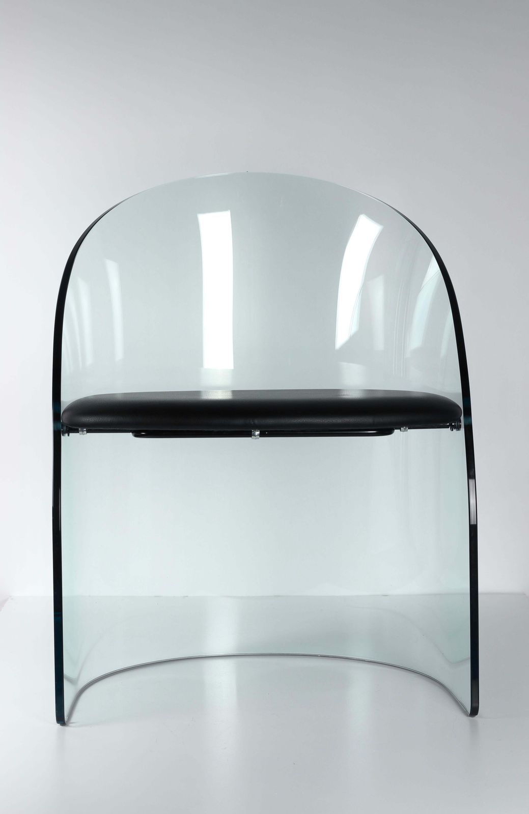 photo buy Glass Chair In The Manner Of Louis Dierra