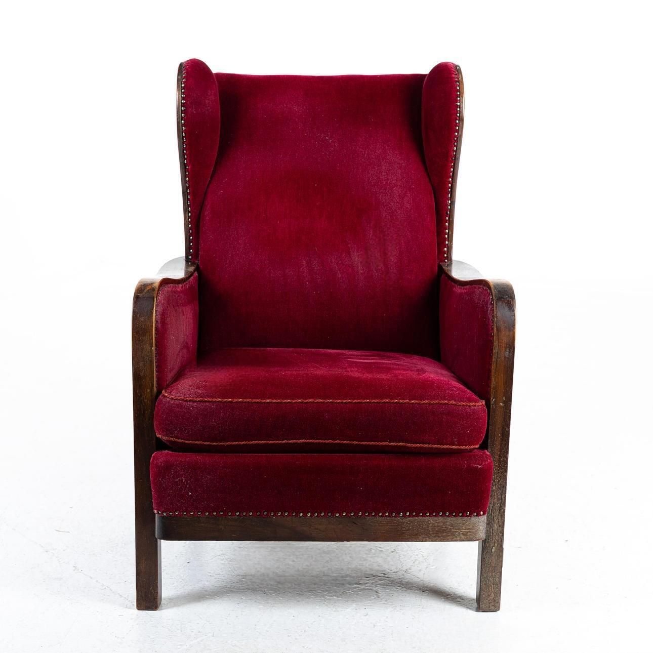 A Rare Highback Lounge Chair By Knoll, Art Deco photo Furniture