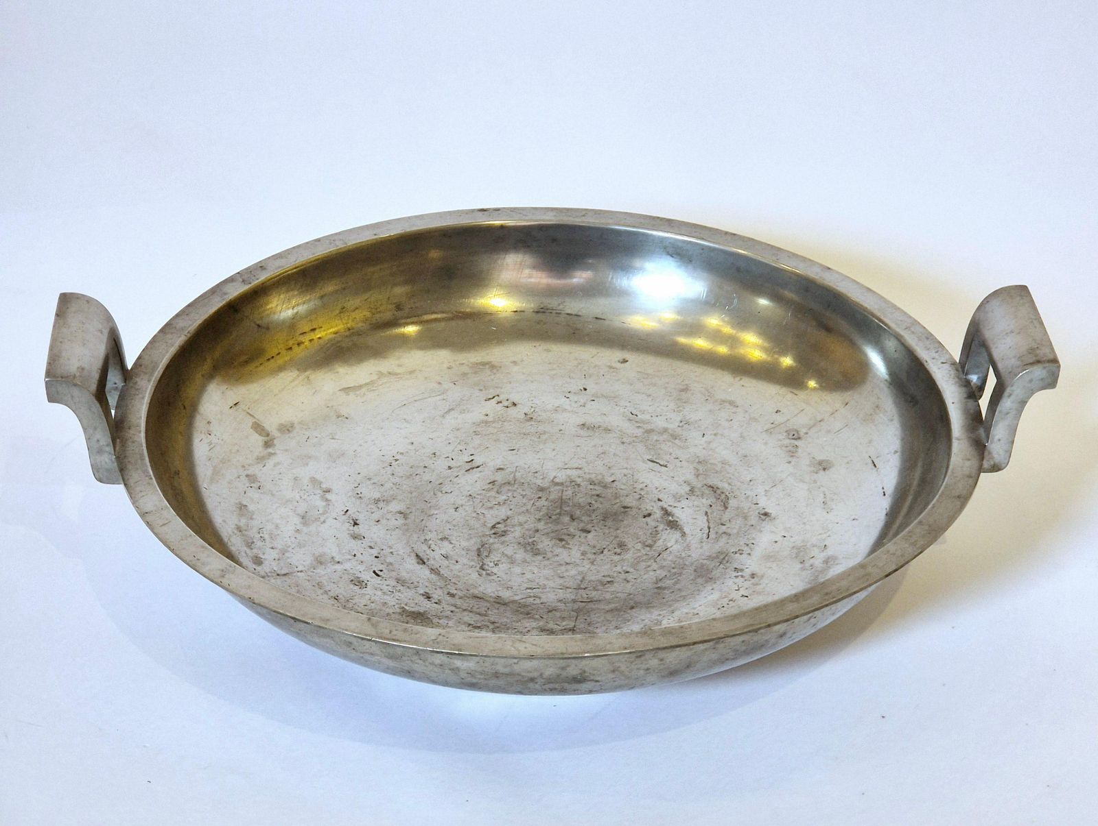 Large Pewter Bowl With Handles, Swedish Grace, Firma Svenskt Tenn photo 2967.0