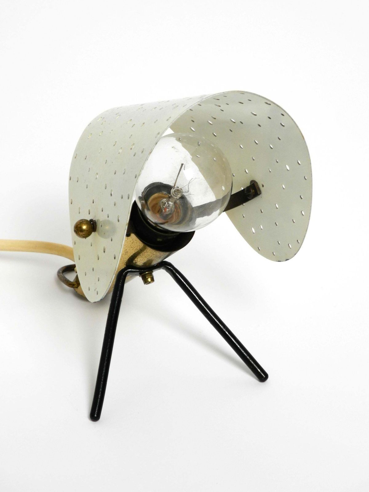 photo buy Pair Of Mid Century Metal Brass Table And Wall Lamps By Ernst Igl For Hillebrand