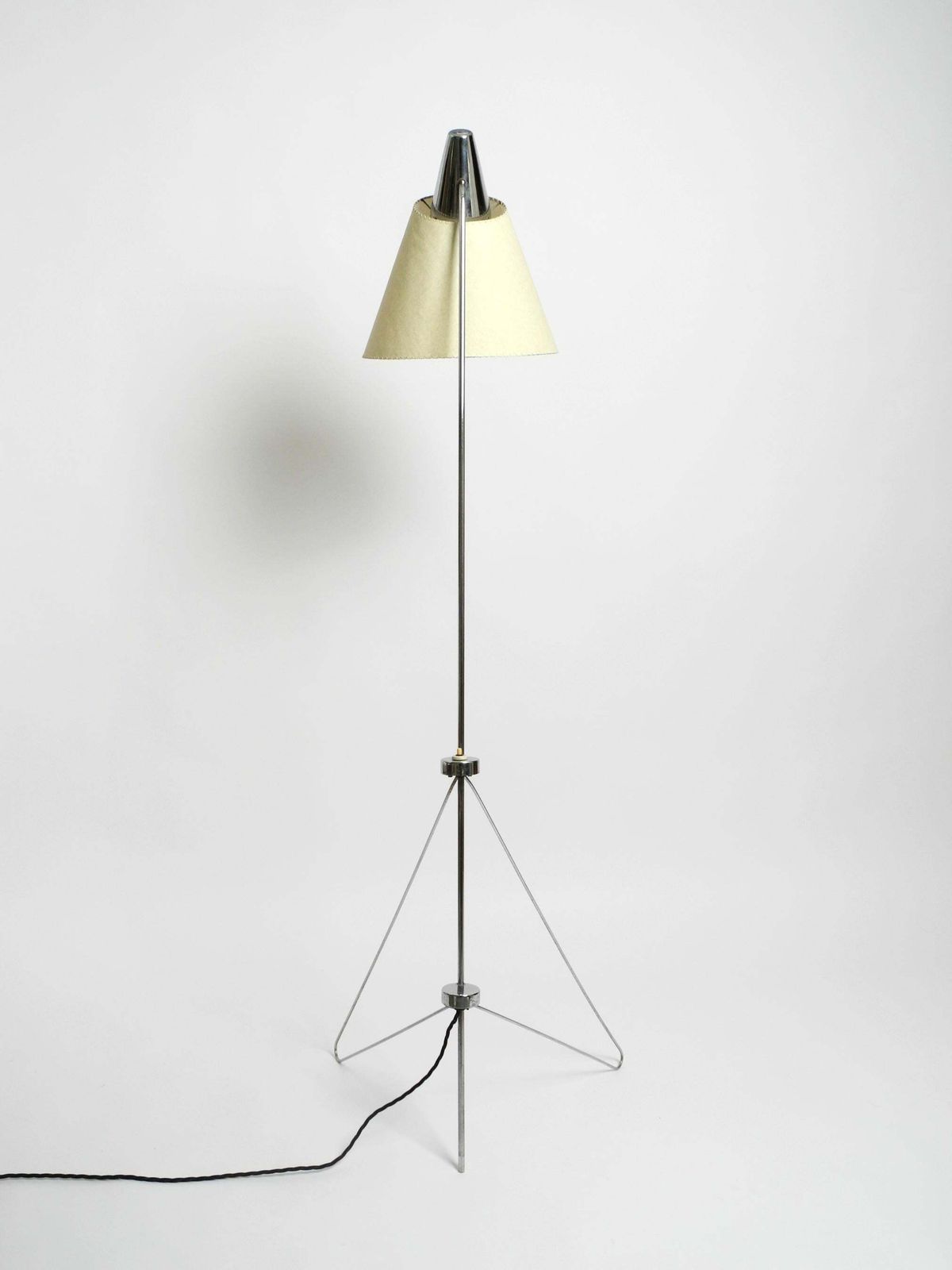 Beautiful Original 1960s Metal Chrome Floor Lamp By Josef Hurka For Napako Czech photo Lighting