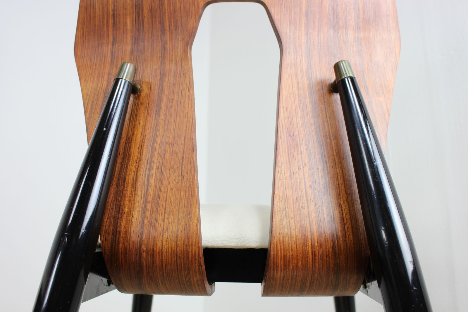 2400.0 Set 6 1950’s Meredew Gio Ponti Style Dining Chairs photo