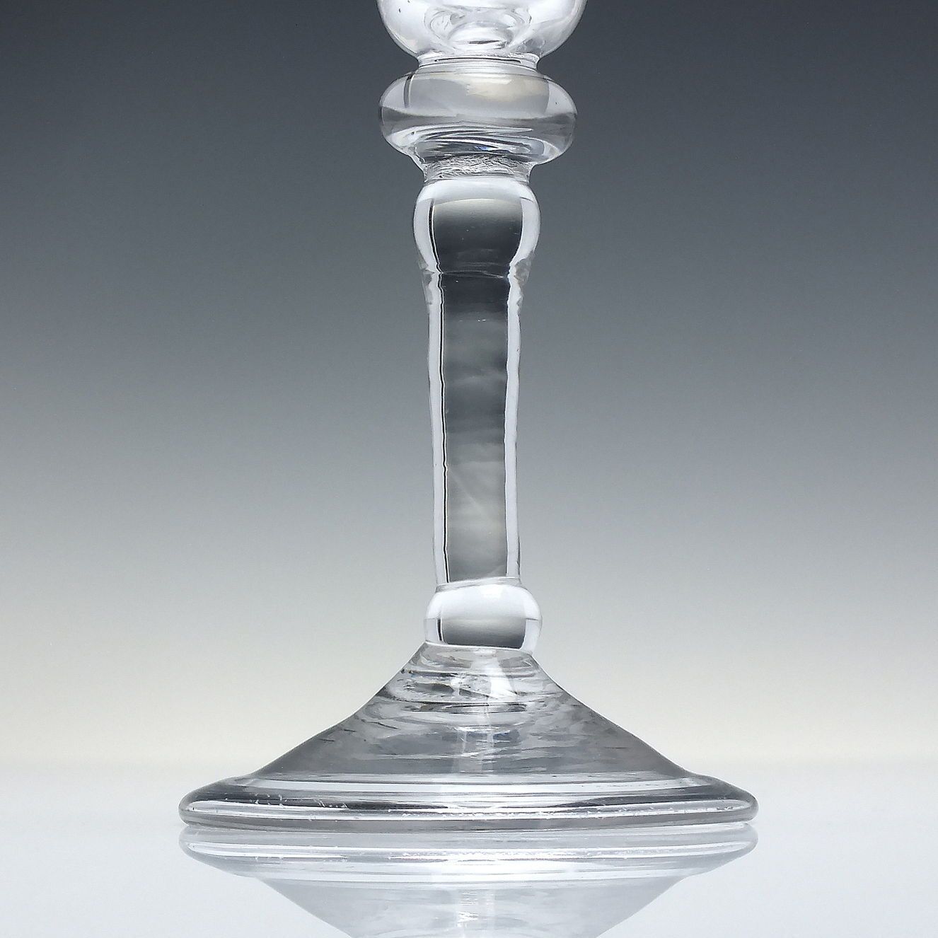 18th Century Balustroid Wine Glass C1740 photo Home Decor