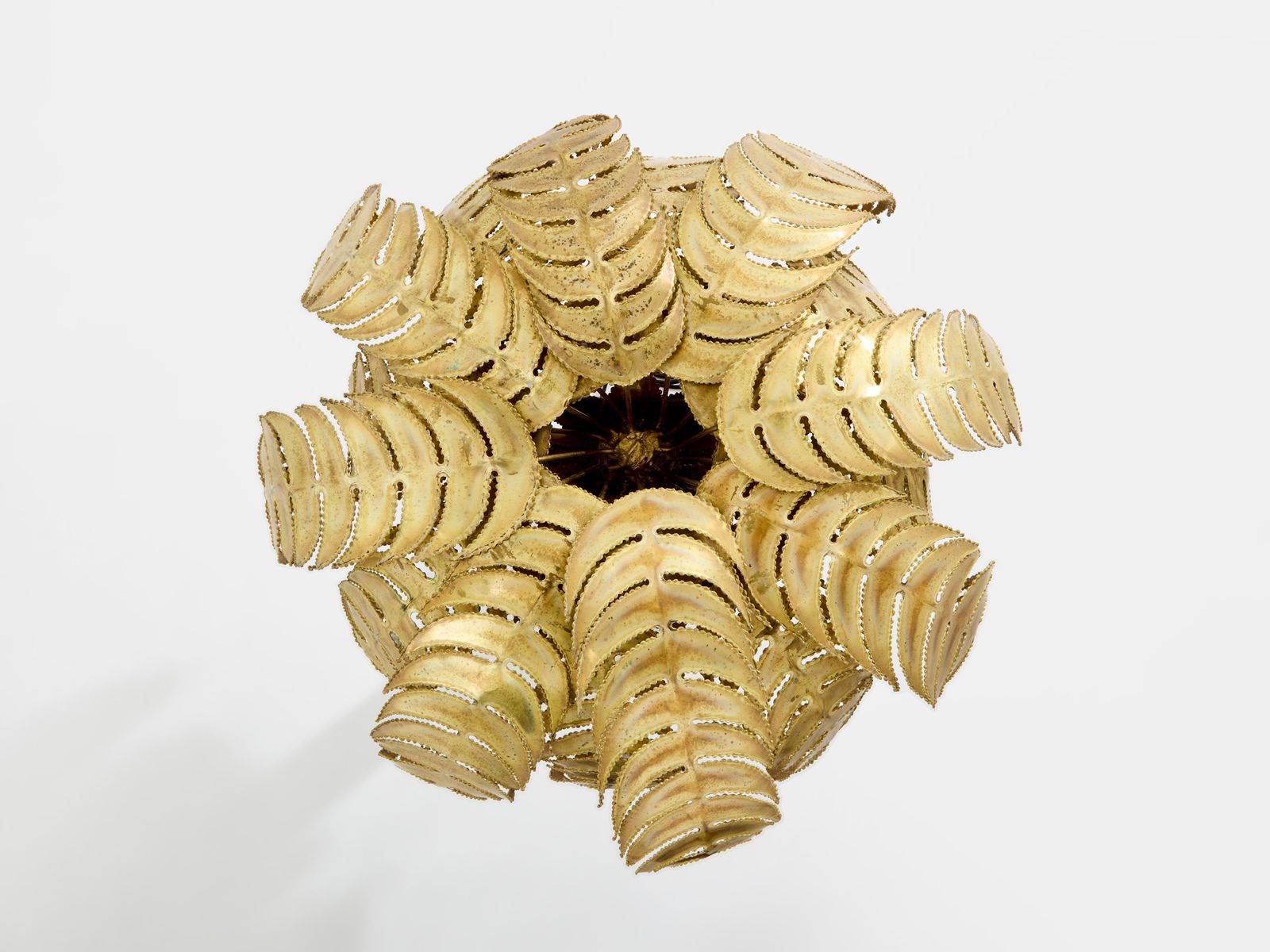 Lampe palmier en laiton Maison Jansen, par Christian Techoueyres, années 1970 photo buy