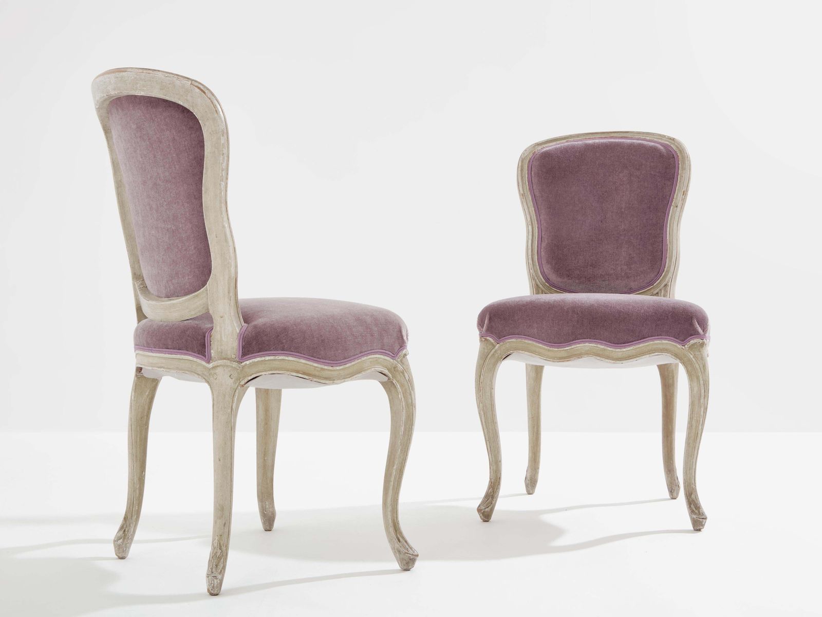Paire de chaises de style Louis XV néoclassique Maison Jansen, années 1940 photo for sale