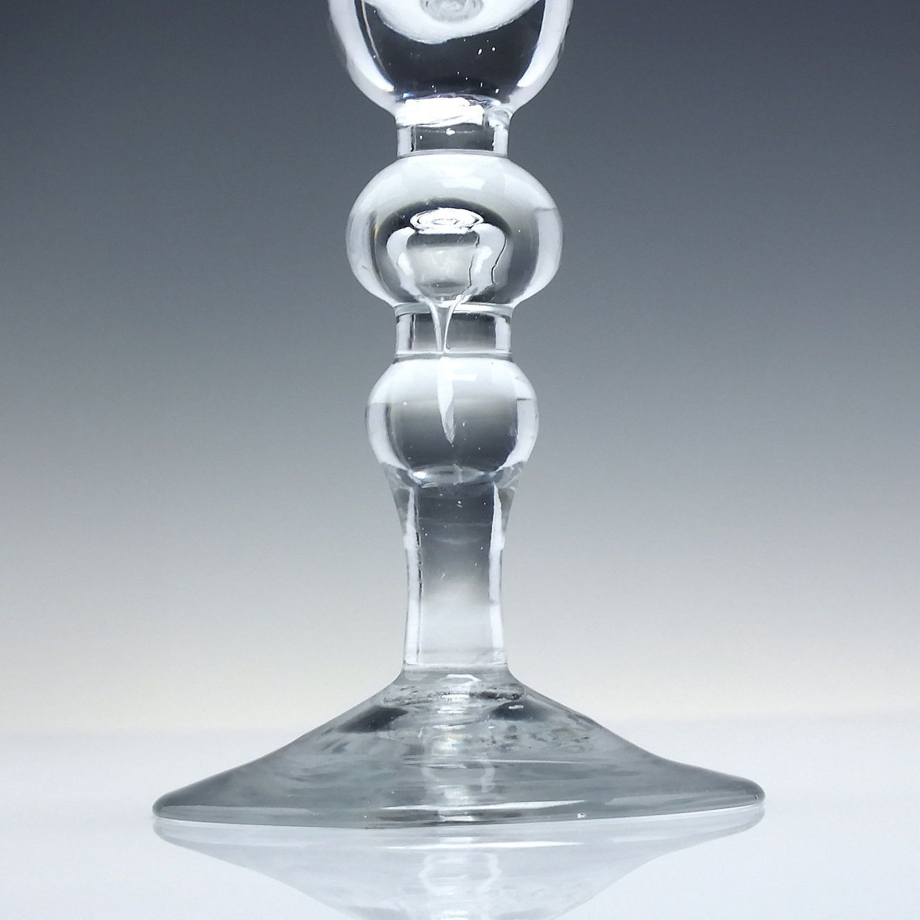 Georgian Baluster Wine Glass C1735 photo Home Decor