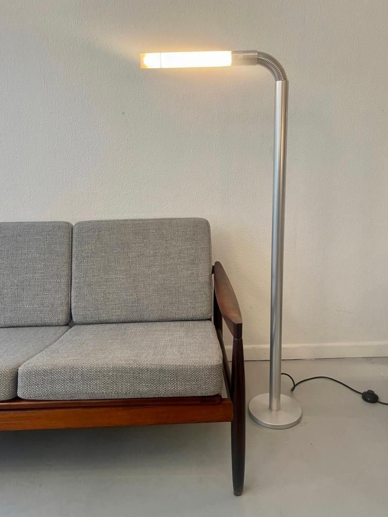 photo buy S1 Adjustable Aluminum Floor Lamp By Rico & Rosemary Baltensweiler, Switzerland