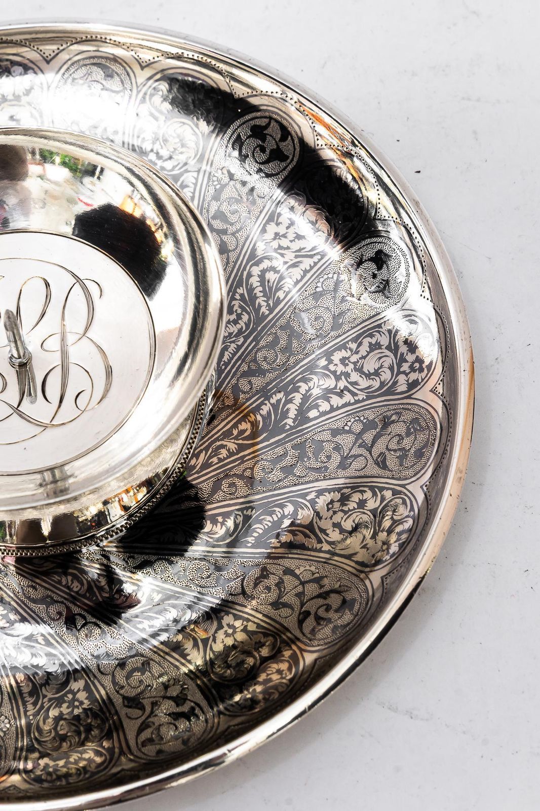 Historistic Silver Candle Holder Austria Around 1890s photo furniture