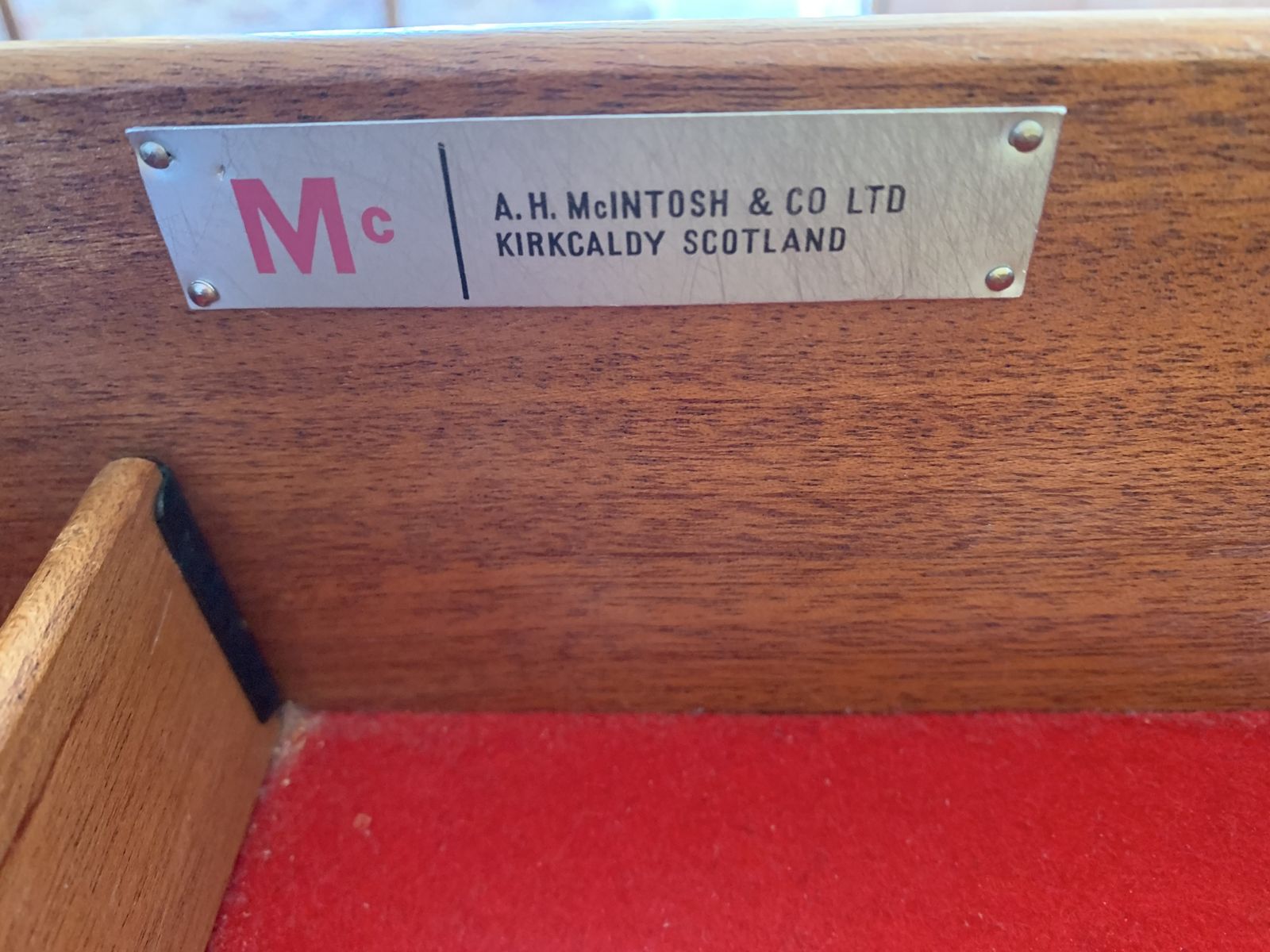 photo vinterior Mid Century Dunbar Teak Sideboard By McIntosh Of Kirkcaldy.