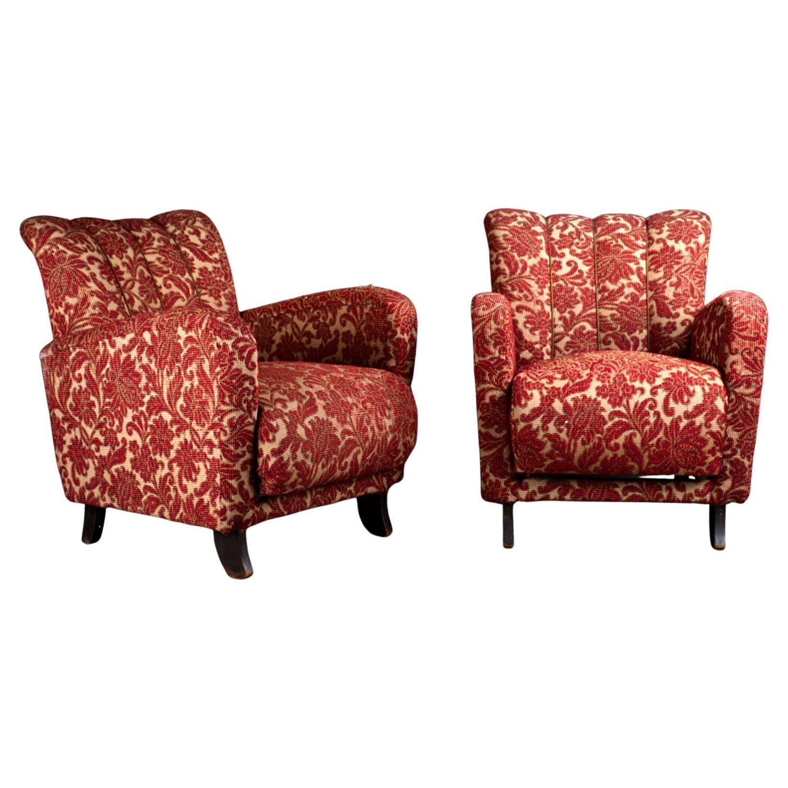 Pair Of Art Deco Armchairs, 1930s