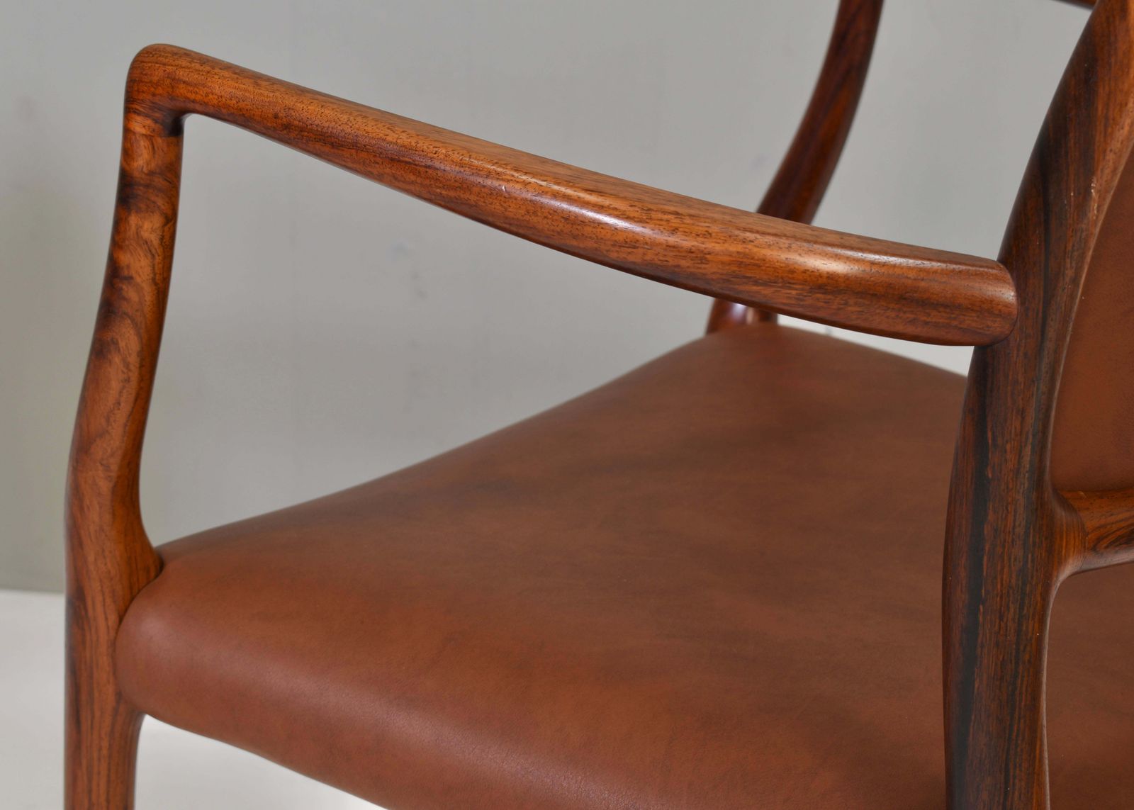 photo for sale Pair Of Niels O. Møller Model 65 Dining Chairs   Denmark, 1968