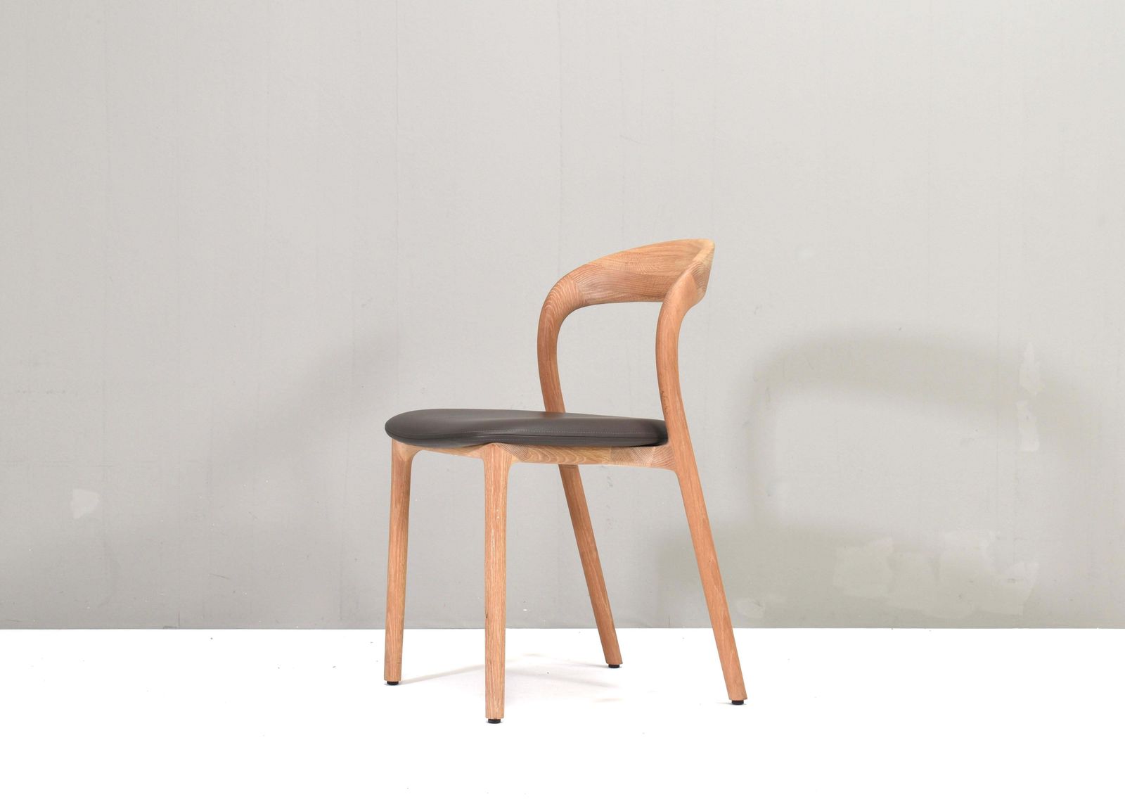 Artisan Neva Light Chair In Oak And Leather, Bosnia. photo furniture