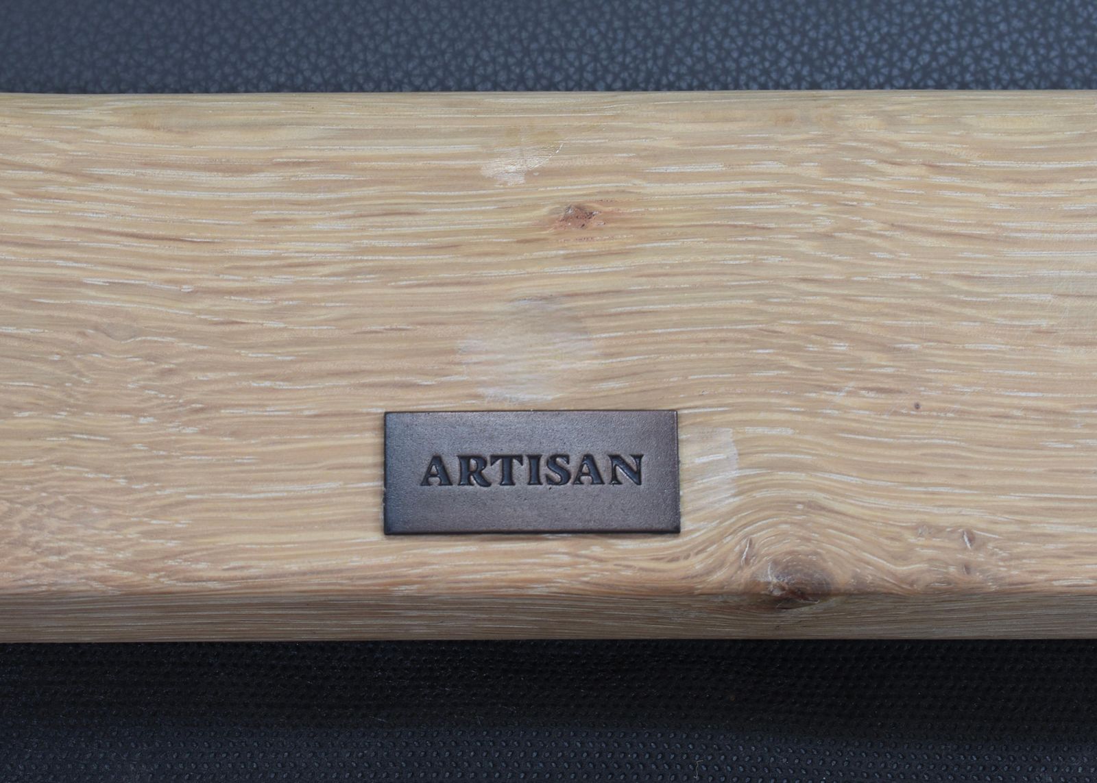 Furniture Artisan Neva Light Chair In Oak And Leather, Bosnia. photo