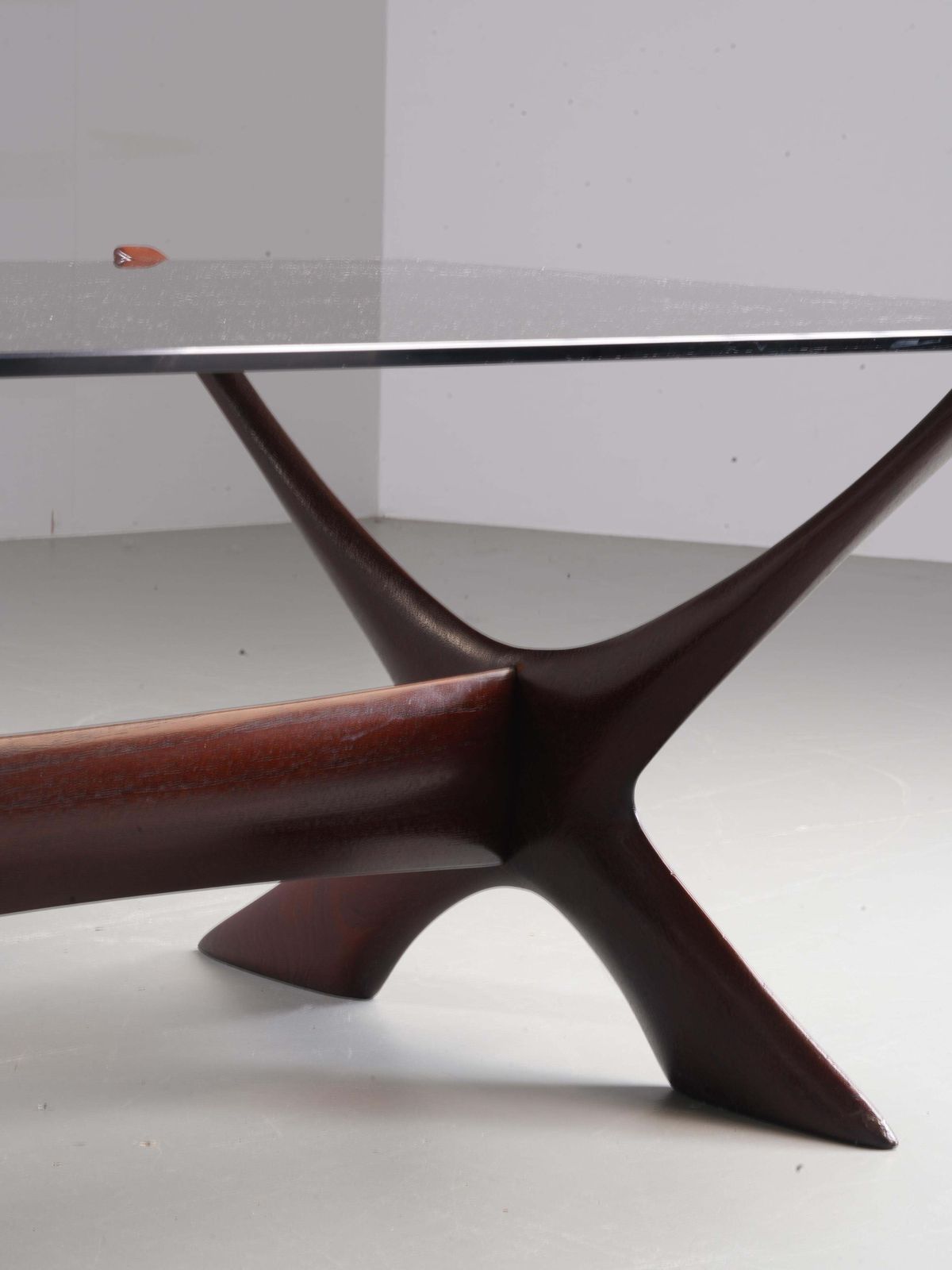 'Condor' Coffee Table By Fredrik Schriever Abeln For Orbro Glass, Sweden, 1960's photo buy