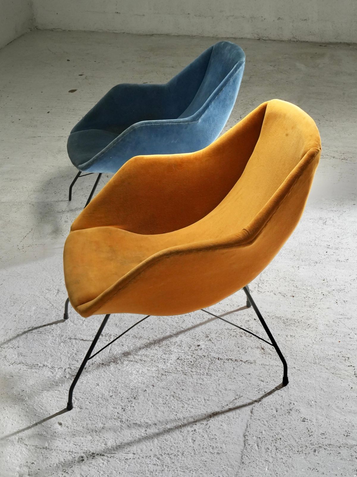 Set Of Two Carlo Hauner And Martin Eisler Lounge Chairs, Brazil 1960's photo vinterior