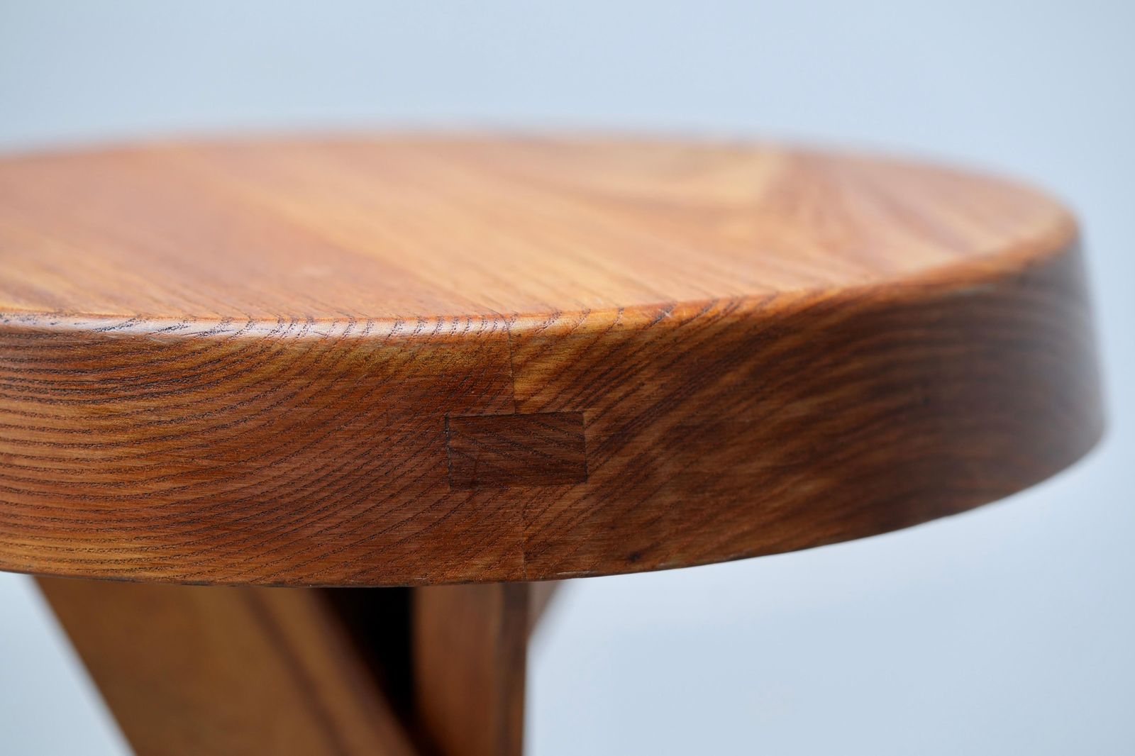 Stool S13a Old Version By Pierre Chapo In Elm, France, 1970's photo 7669.0