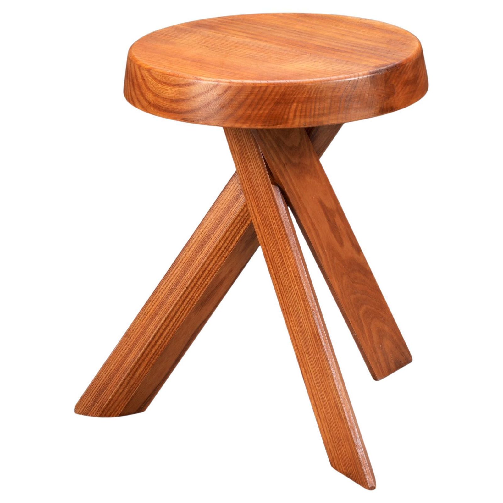 Kruk S13a, Oude Uitvoering, Door Pierre Chapo, Olm, Frankrijk, Jaren 1970 photo furniture