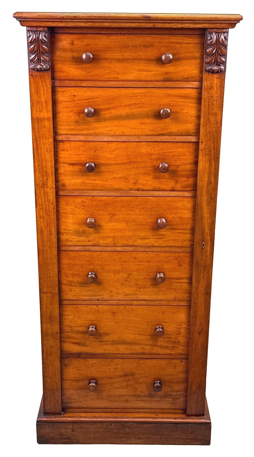 Regency Mahogany Wellington Chest Of Drawers (England, Circa 1835) photo buy