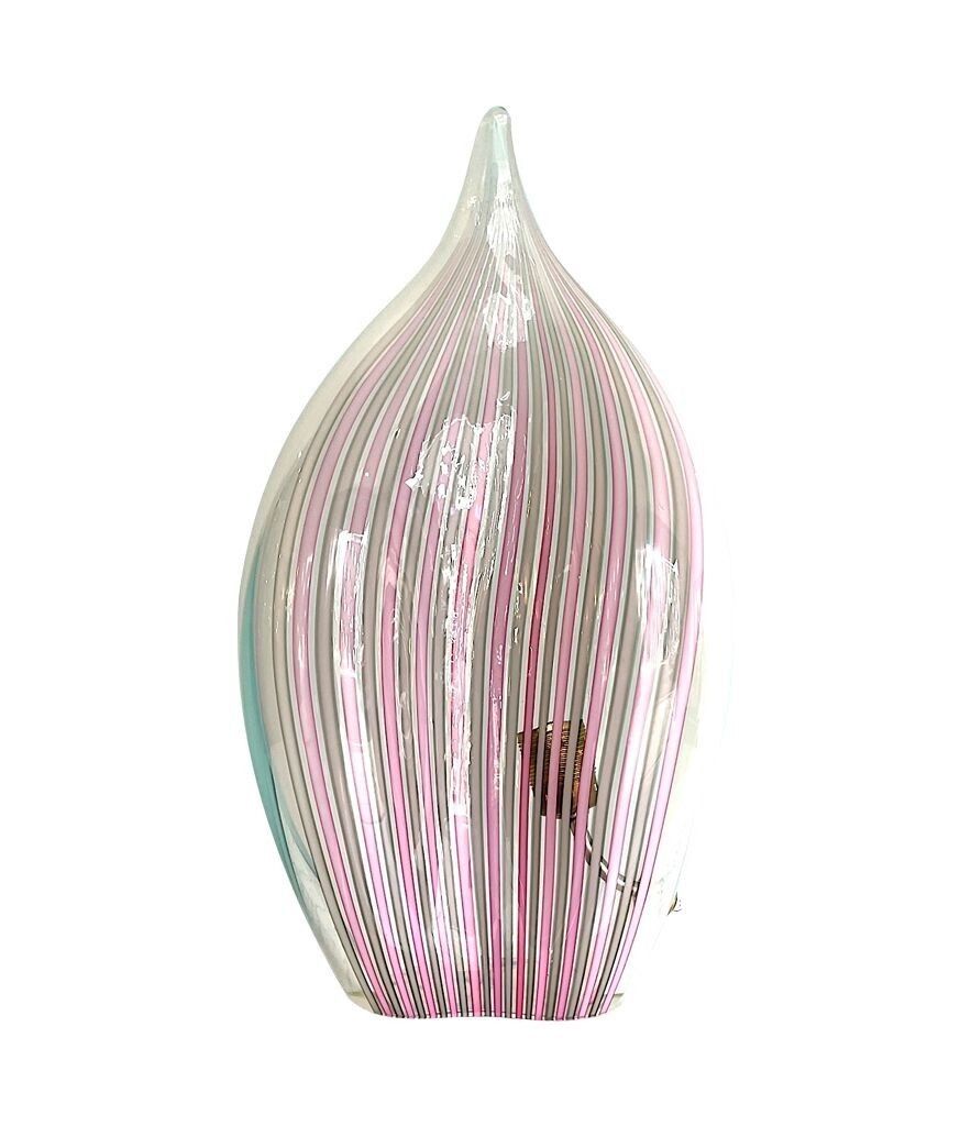 photo furniture A Rare Murano Glass Tear Drop Shaped, Sculptural Lamp By Glass "Maestro" Lino Tagliapietra For La Murrina