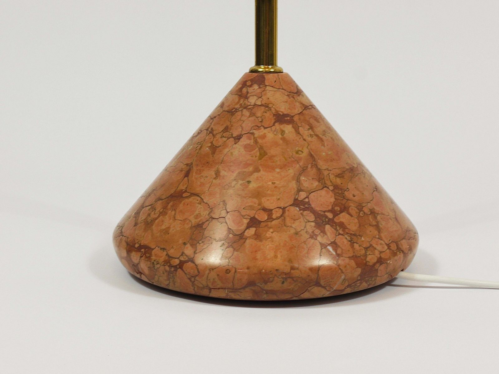 Roberto Pamio Febo Floor Lamp In Marble, Brass & Murano Glass By Leucos Italy photo Lighting