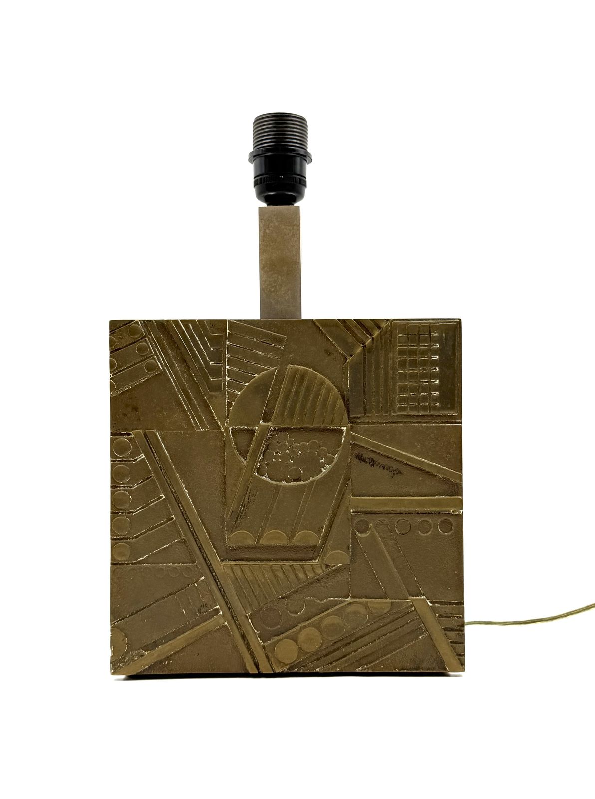 photo furniture Luciano Frigerio, Hollywood Regency Table Lamp Base, Italy 1970