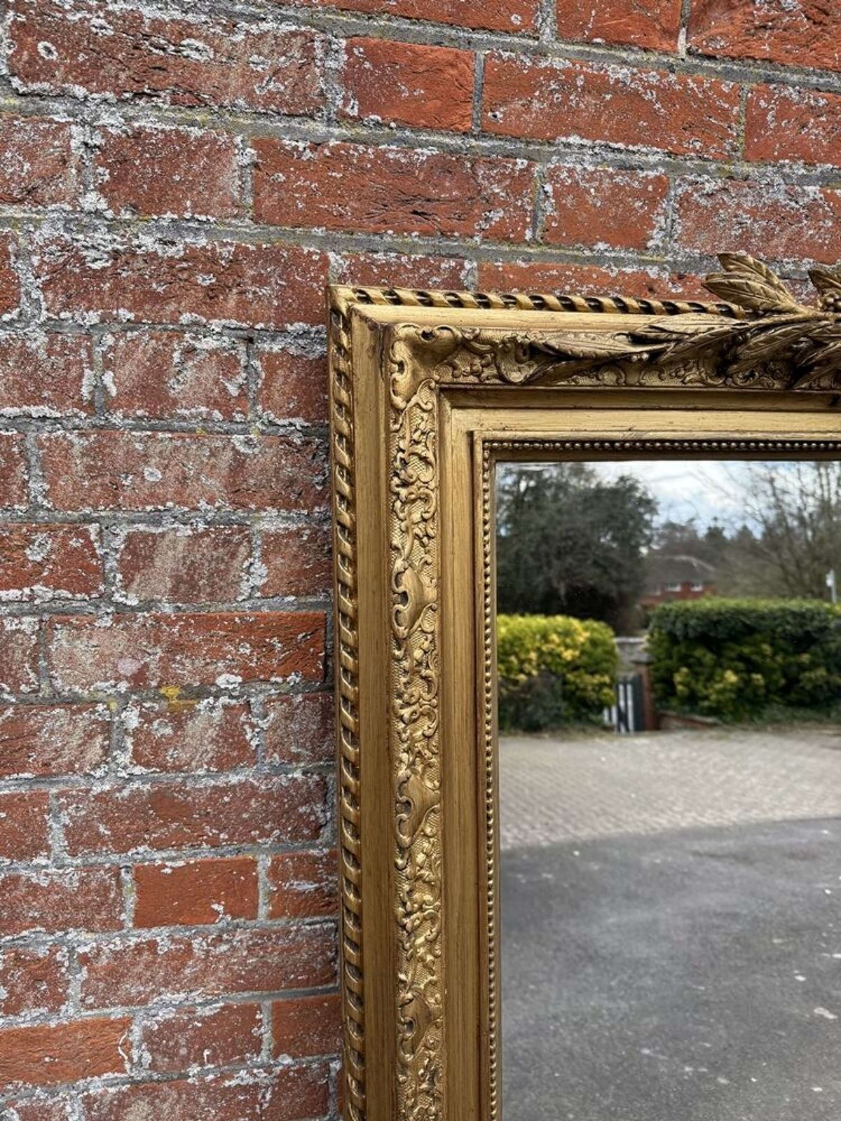 A Fabulous Large Antique 19th C Gilt Mirror. photo furniture
