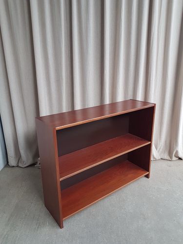 Vtg Mid Century Danish Freestanding Bookcase Scandi Design Retro R780 photo vinterior