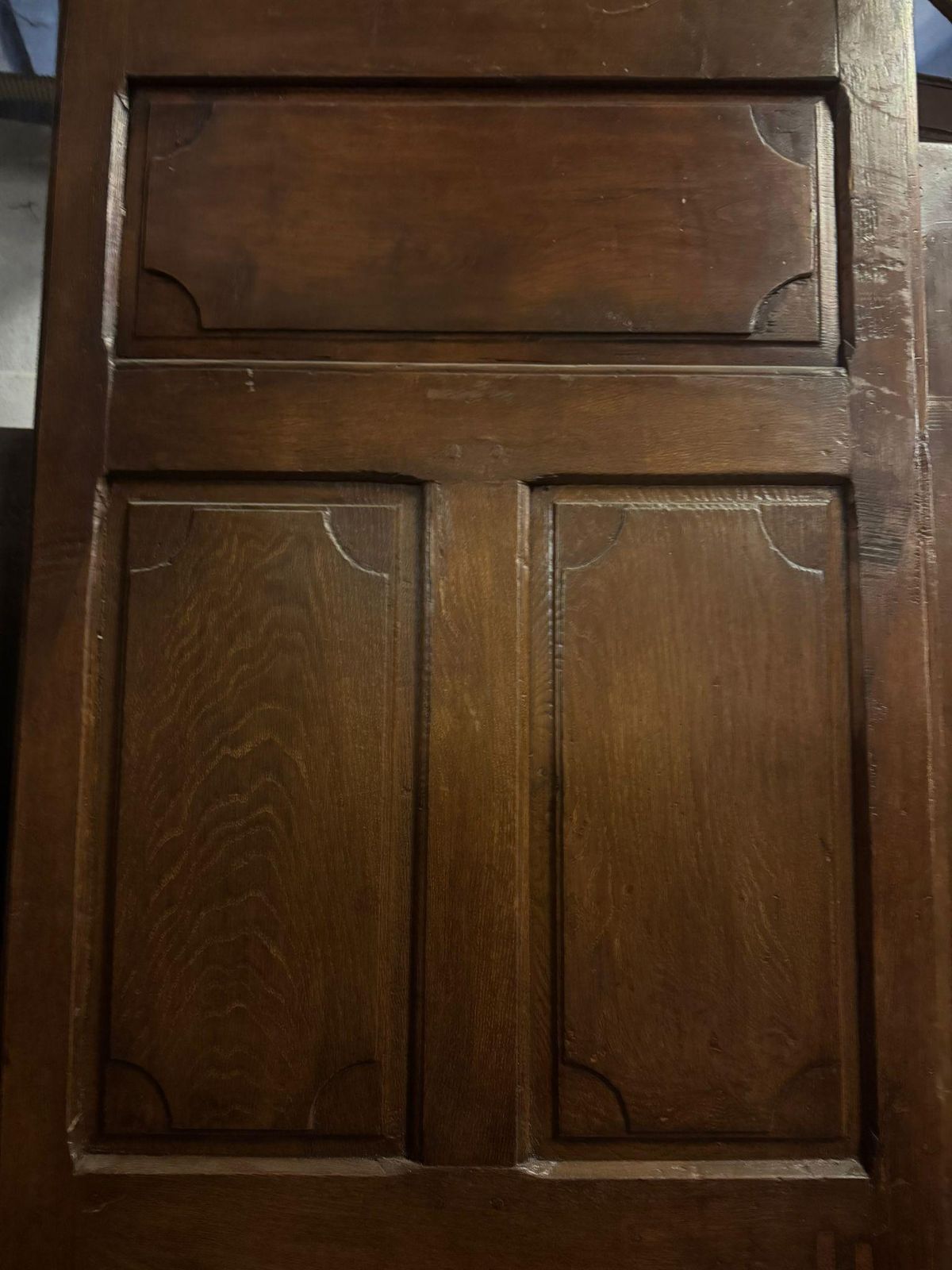 Double Sided Door In Carved Oak Wood, France photo 2748.0