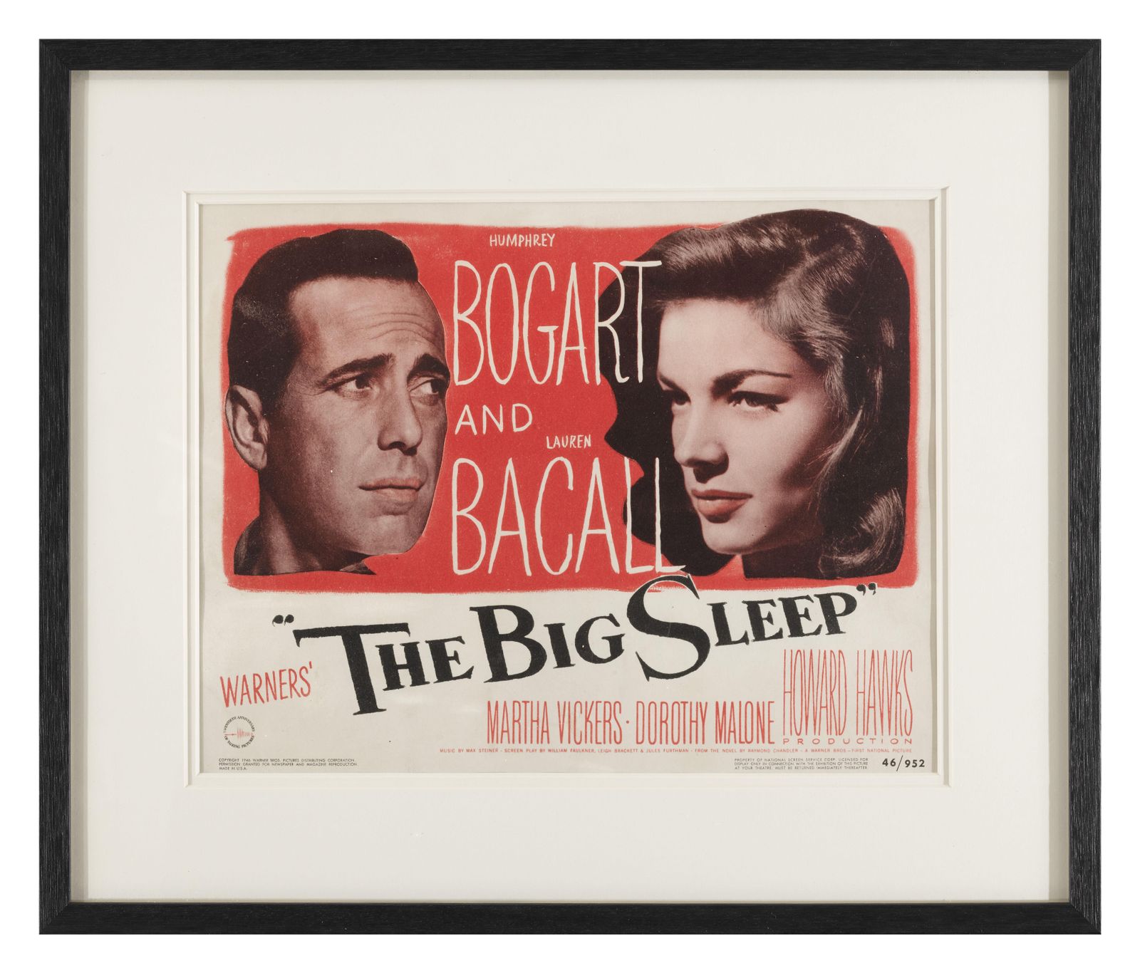 The Big Sleep photo for sale