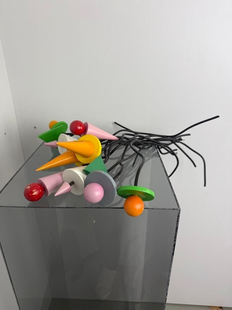Memphis Style Flowers Bouquet Ettore Sottsass   Italy photo vinterior