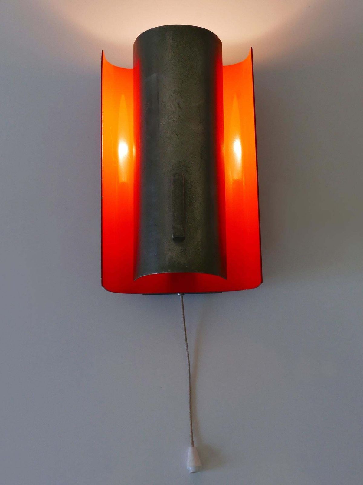 Extremely Rare Mid Century Sconce Or Wall Lamp By Sölken Leuchten Germany 1960s photo vinterior