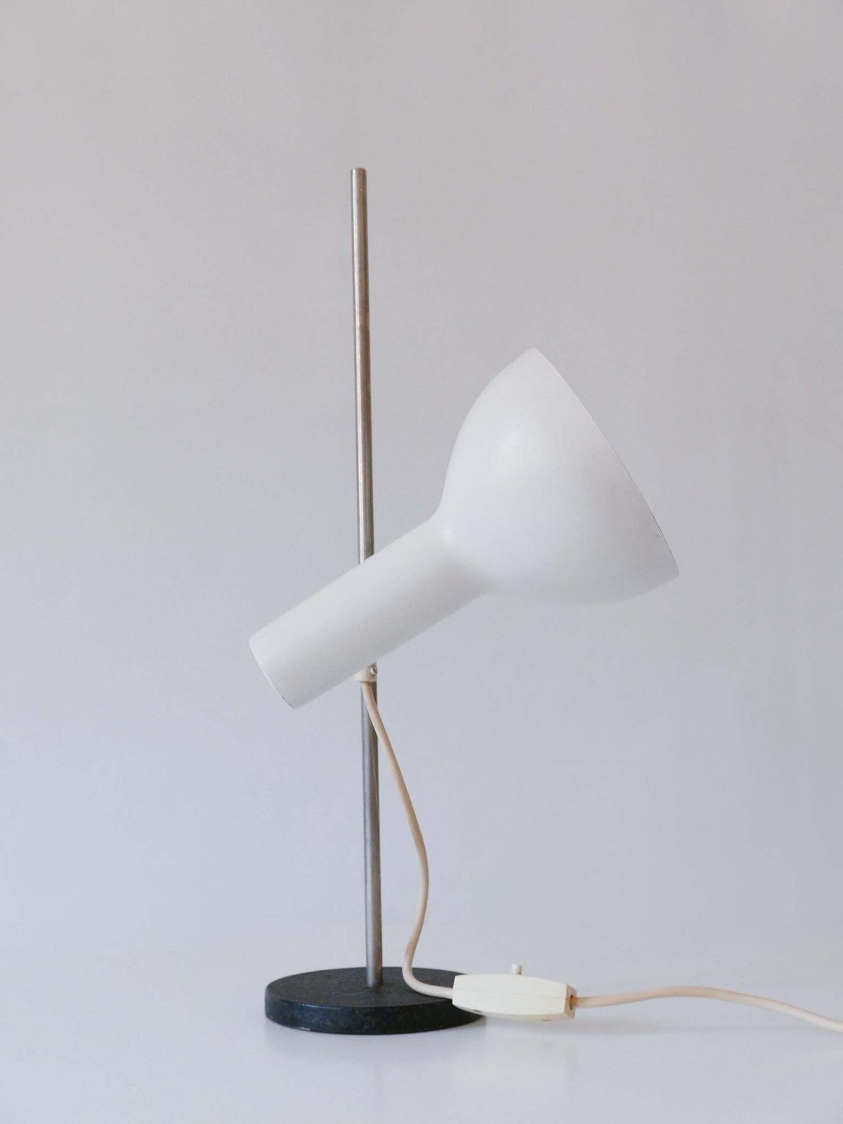 photo for sale Adjustable Minimalistic Mid Century Modern Desk Light By Gebrüder Cosack 1960s