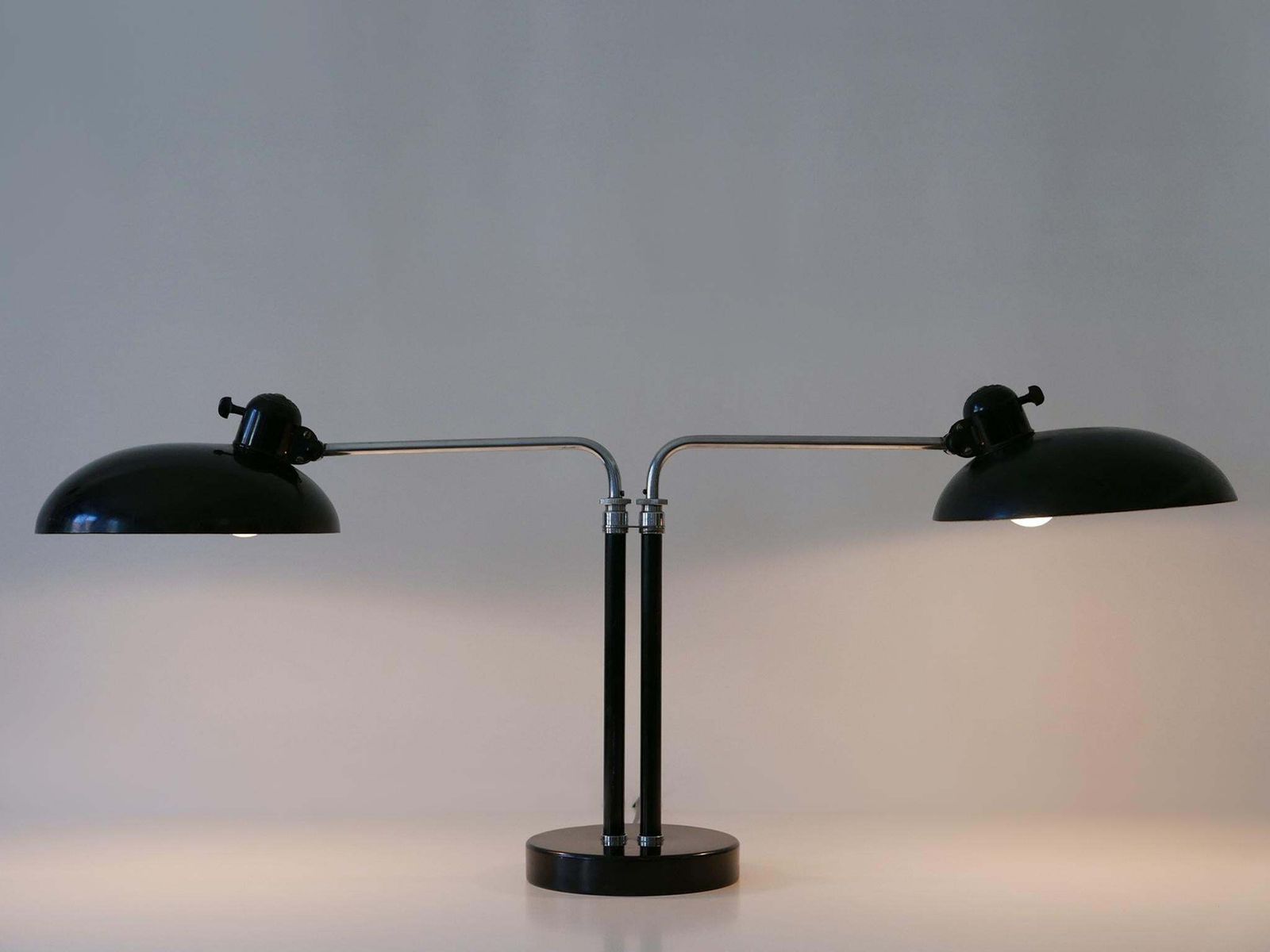 Rare Christian Dell Two Armed Bauhaus Desk Light 6660 For Kaiser Idell 1930s photo Lighting