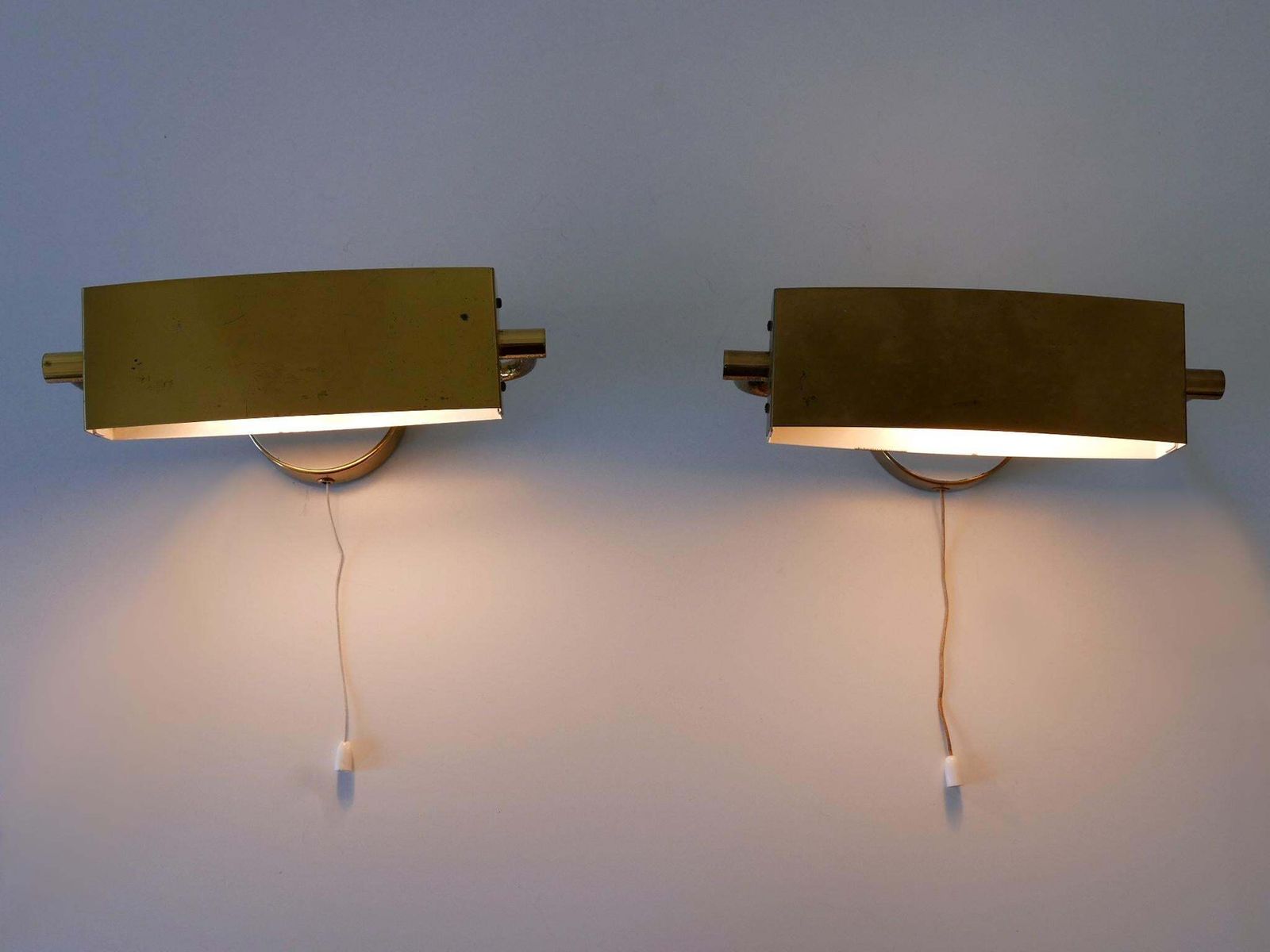 Set Of Two Mid Century Wall Lights Or Sconces By Paul Neuhaus Germany 1950s photo furniture
