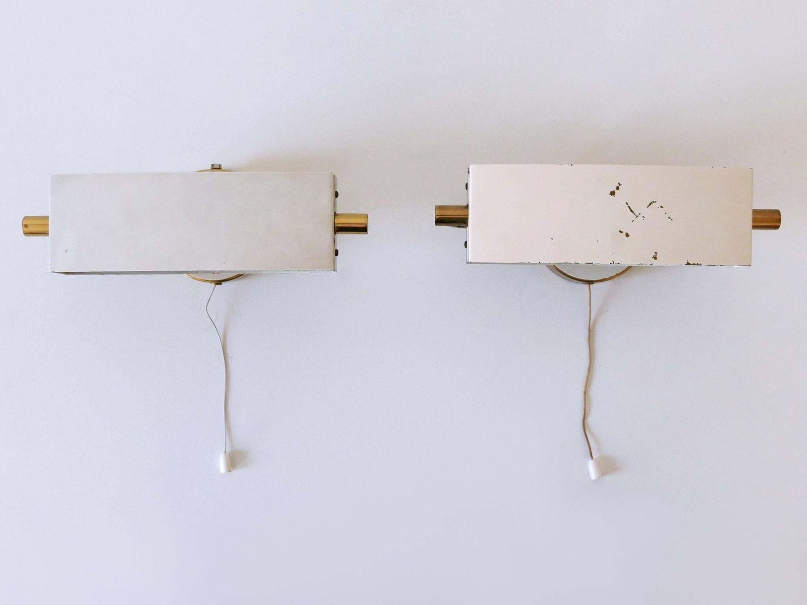 Set Of Two Mid Century Wall Lights Or Sconces By Paul Neuhaus Germany 1950s photo for sale