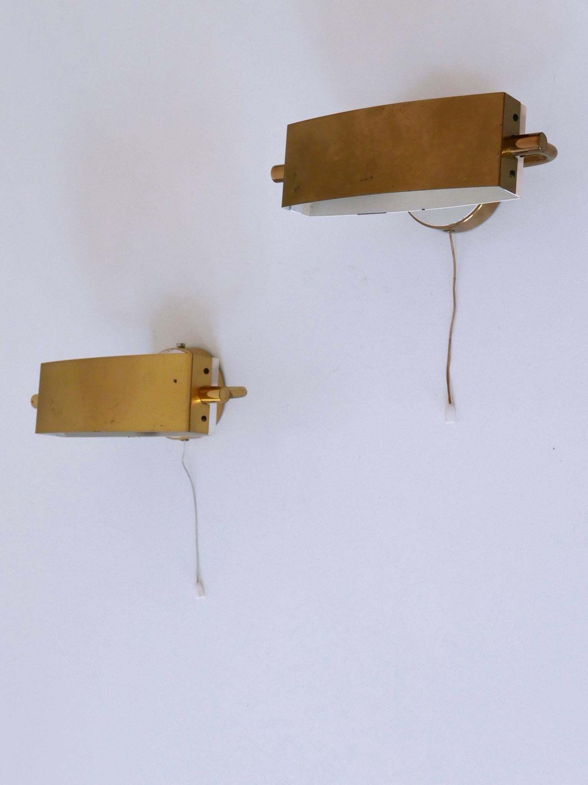 Set Of Two Mid Century Wall Lights Or Sconces By Paul Neuhaus Germany 1950s photo buy