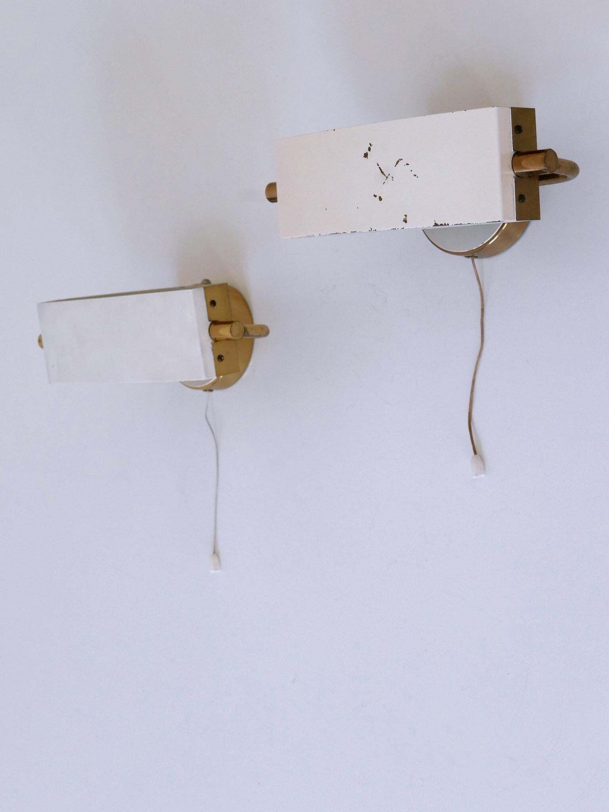 Set Of Two Mid Century Wall Lights Or Sconces By Paul Neuhaus Germany 1950s photo vintage