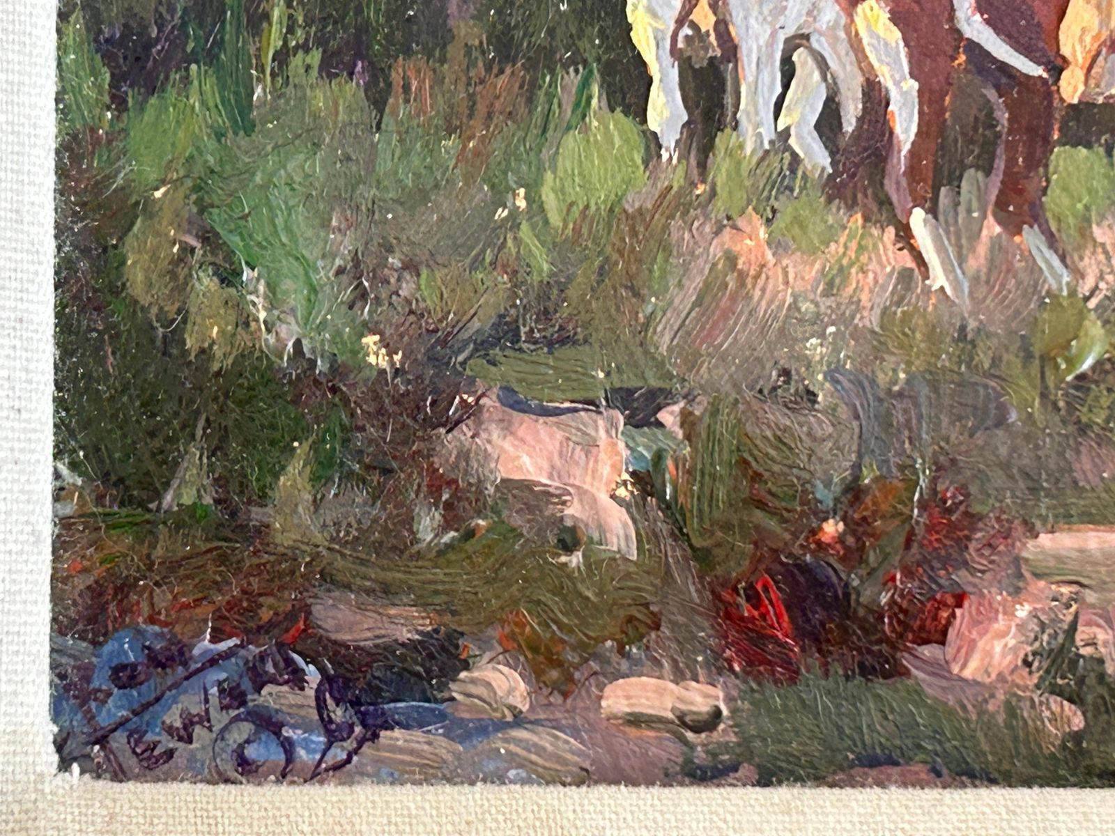 photo for sale Western Art Original Oil Painting "Below Miner's Needle" By Ron Stewart USA