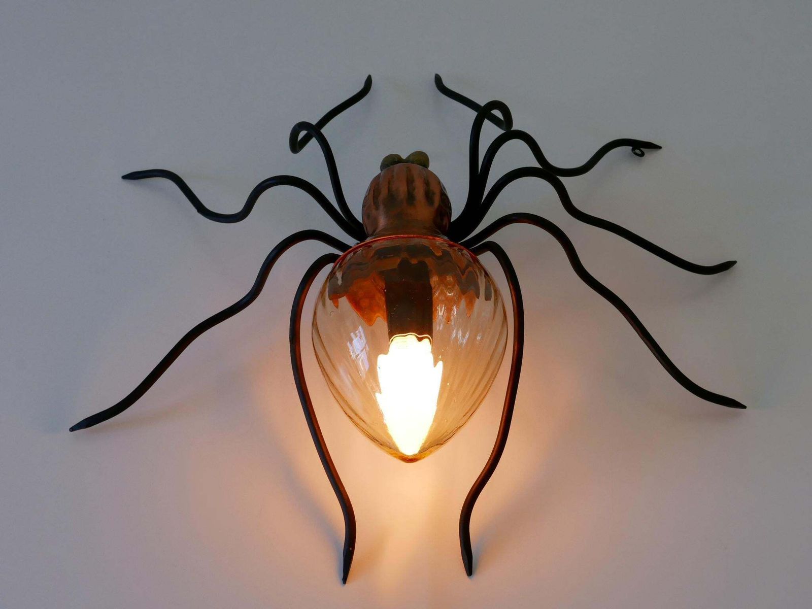 Amazing Mid Century Modern Spider Wall Lamp Or Sconce By Rossini Italy 1960s photo Lighting