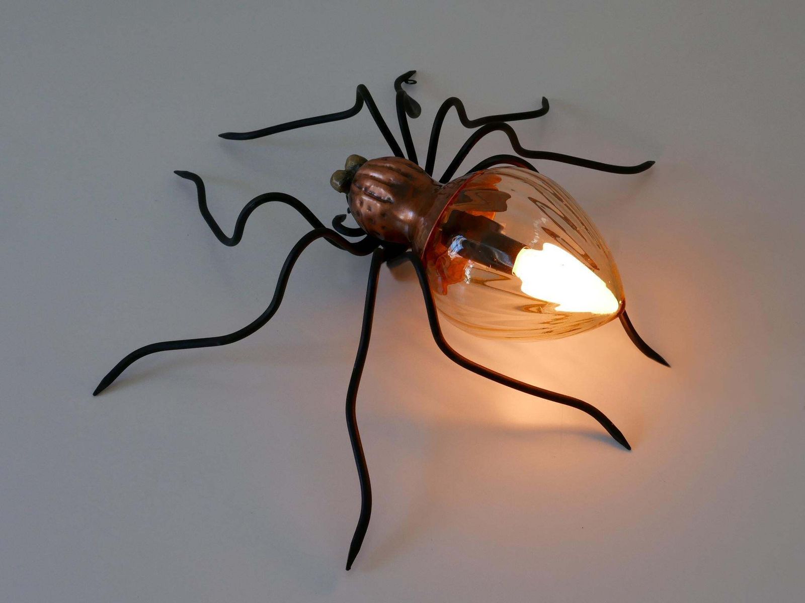 Amazing Mid Century Modern Spider Wall Lamp Or Sconce By Rossini Italy 1960s photo vinterior