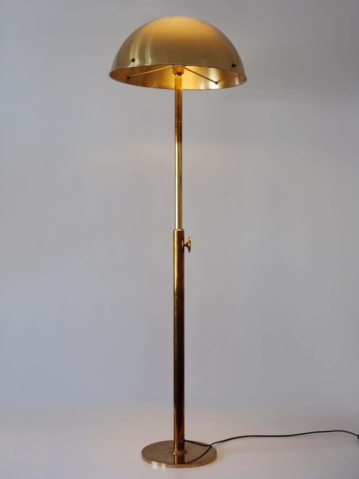 photo vinterior Rare Telescopic Mid Century Modern Brass Floor Lamp By Florian Schulz 1970s