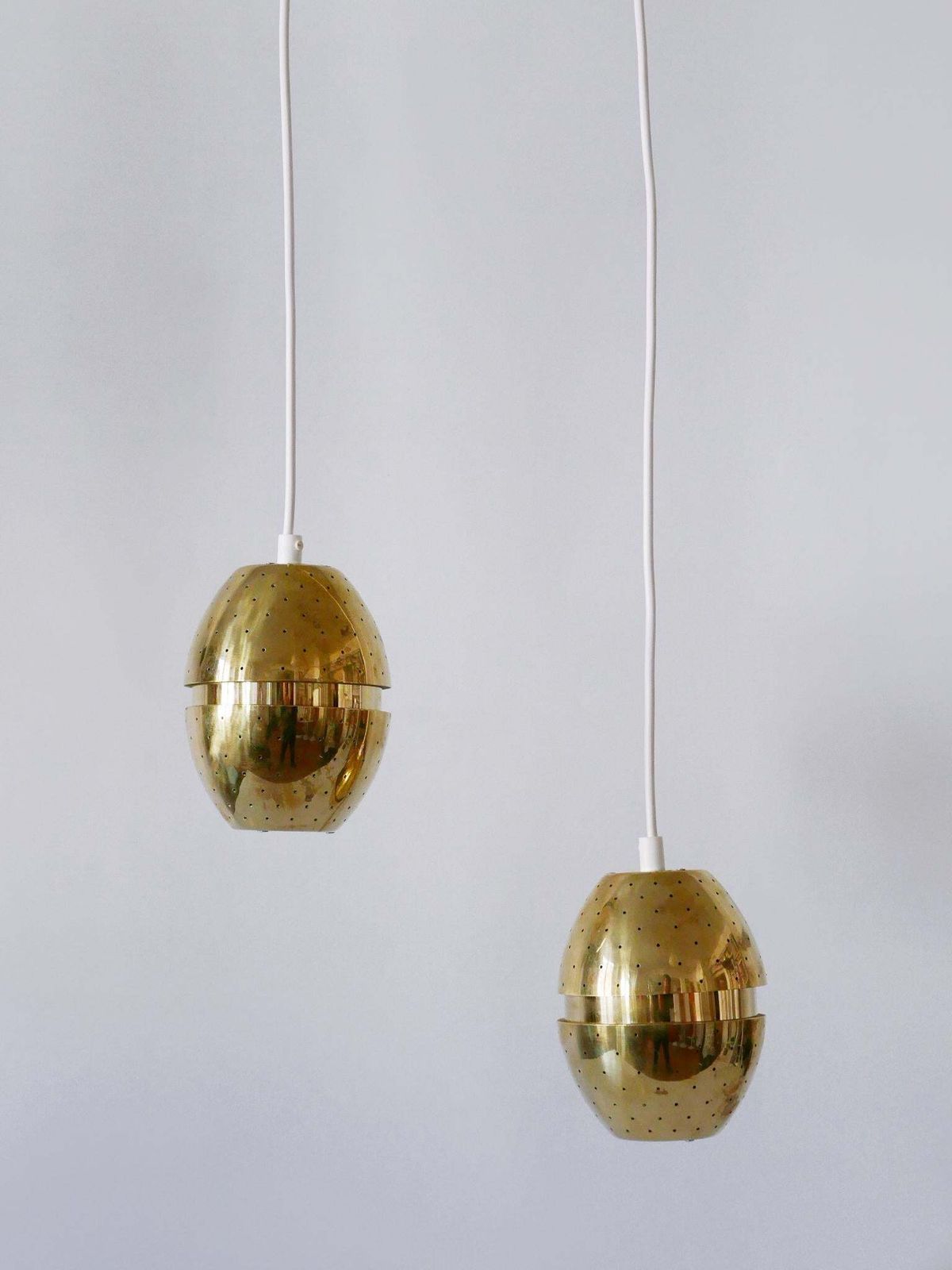 Set Of Two 'Egg' Pendant Lamps By Hans Agne Jakobsson For Ab Markaryd, Sweden photo vinterior