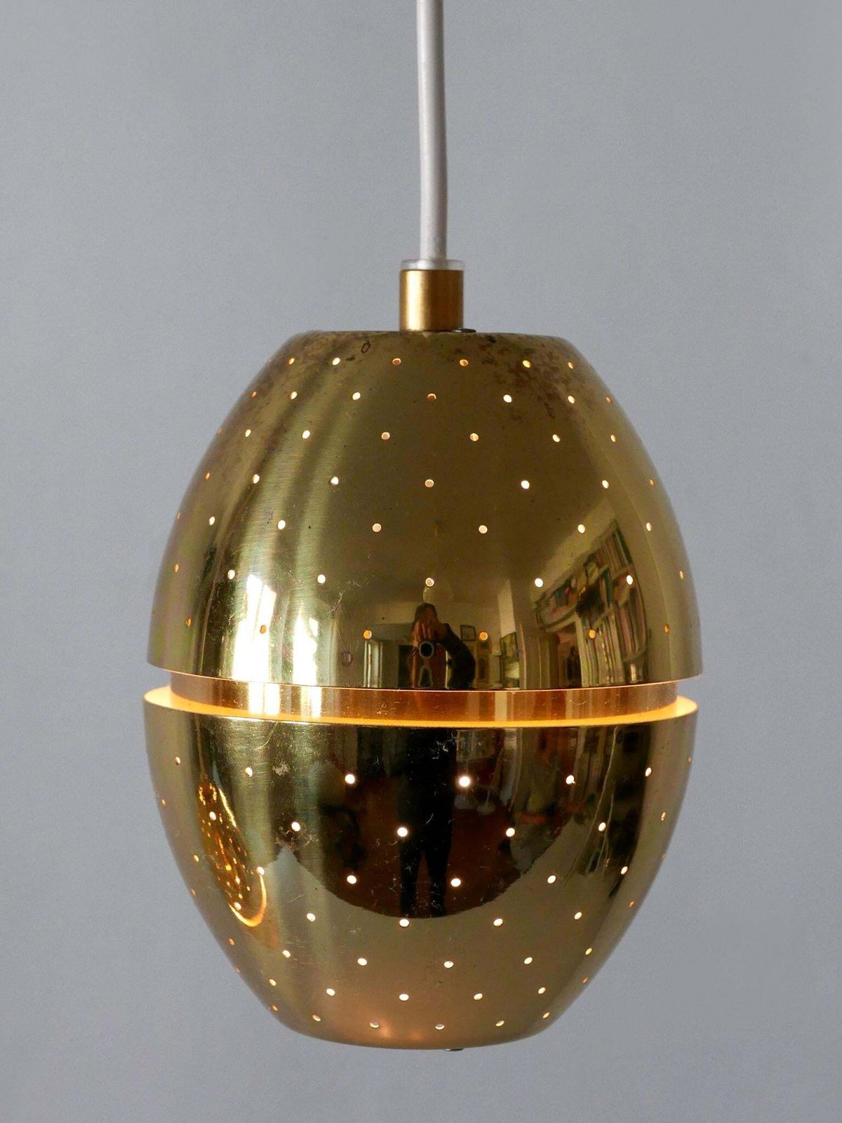 photo buy Set Of Two 'Egg' Pendant Lamps By Hans Agne Jakobsson For Ab Markaryd, Sweden