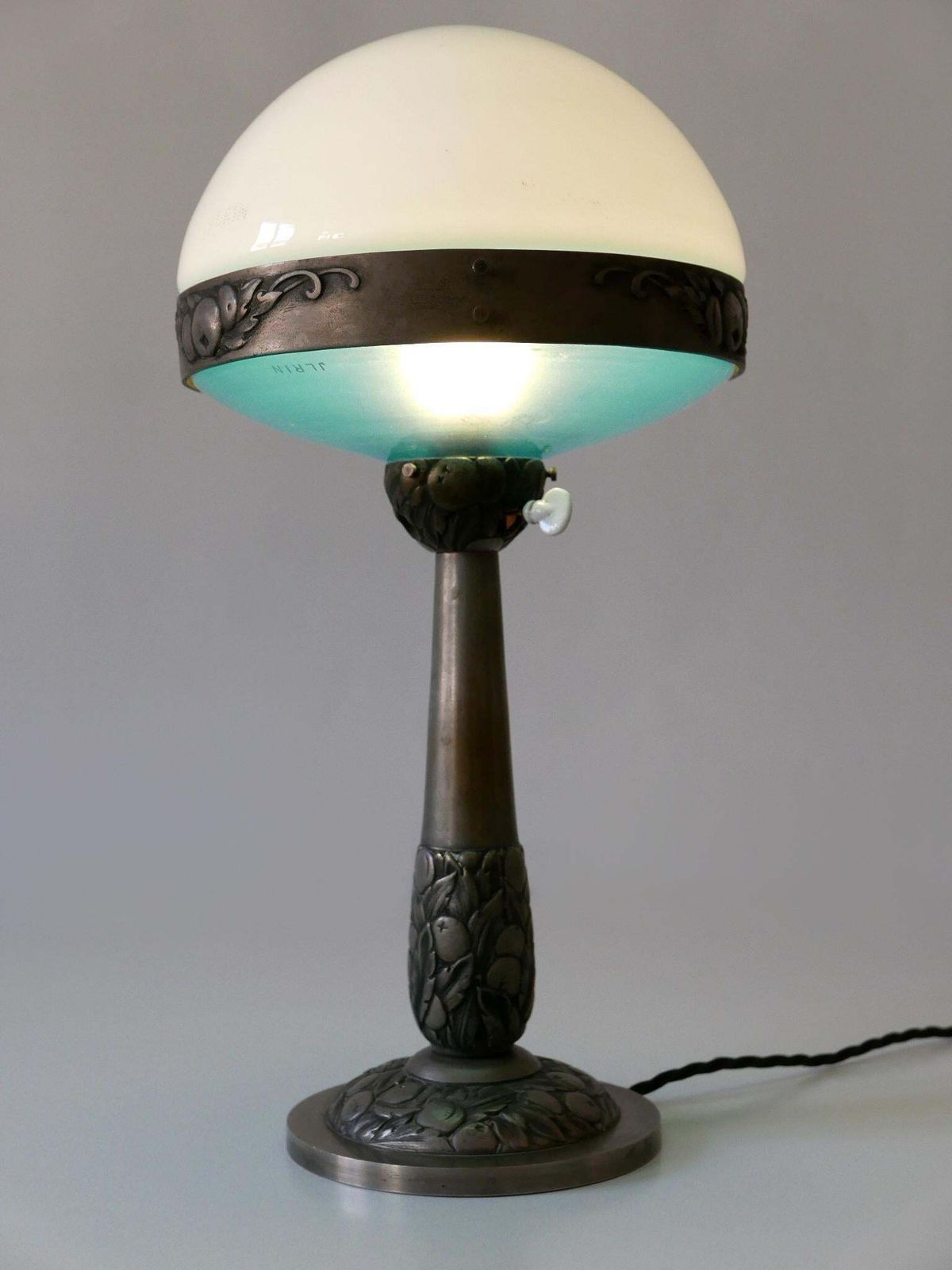 Monumental French Art Deco Table Lamp 'Ilrin' By L. Bosi & Cie. Paris 1930s photo buy
