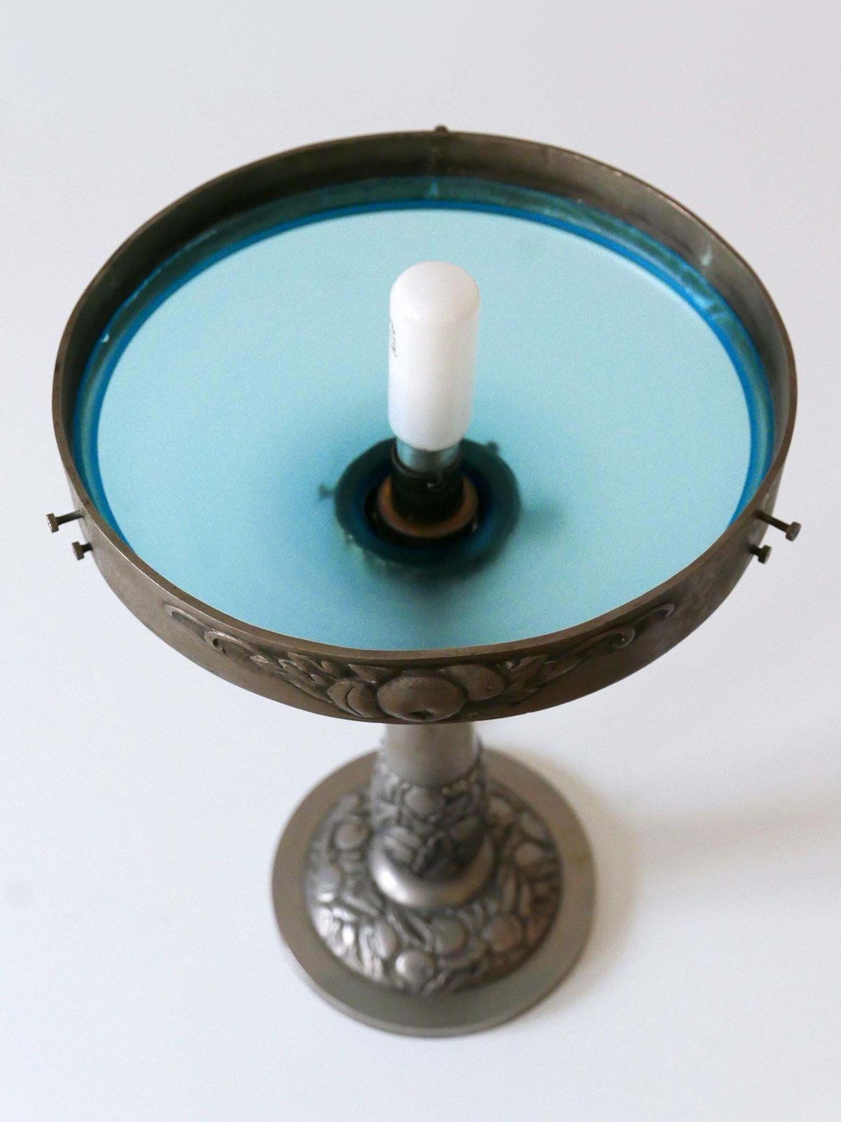 photo vinterior Monumental French Art Deco Table Lamp 'Ilrin' By L. Bosi & Cie. Paris 1930s