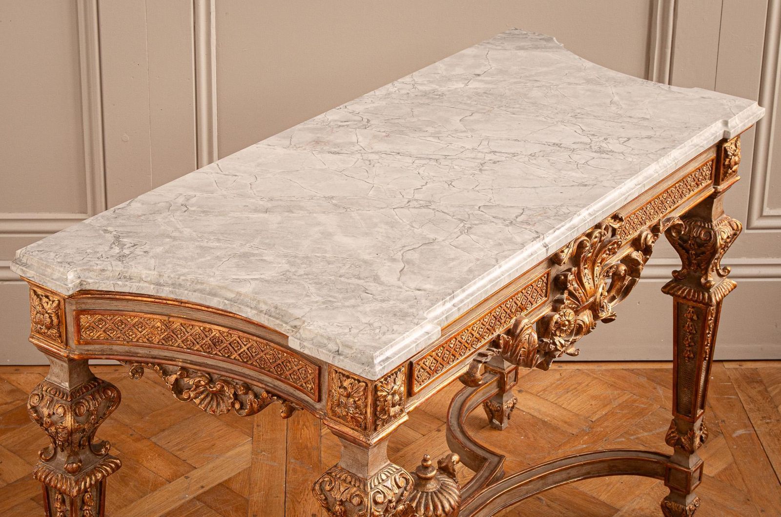Giltwood French Louis XIV Style Console Made By La Maison London photo buy
