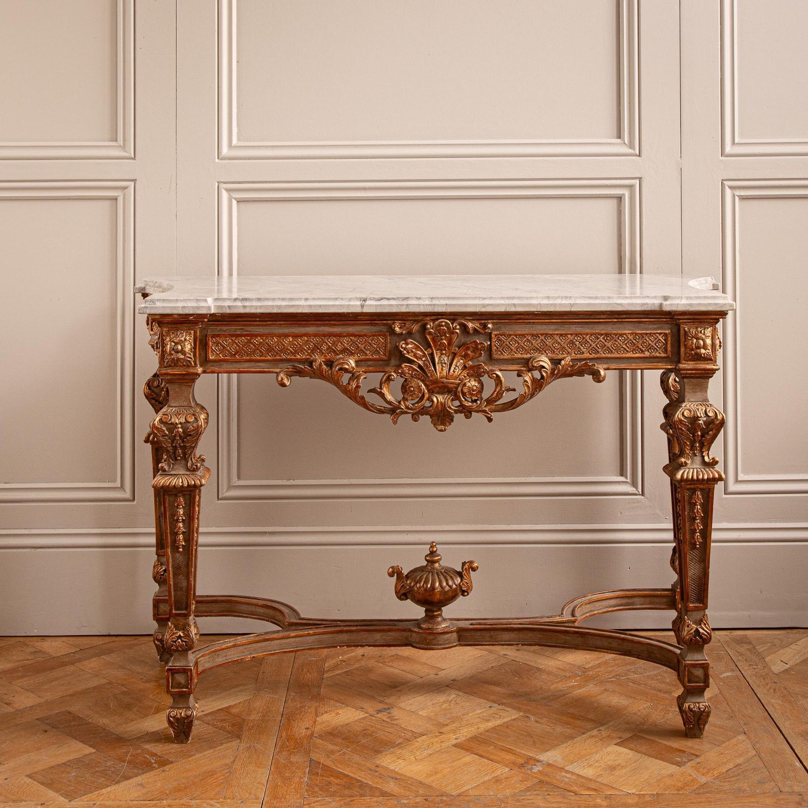 2914.0 Giltwood French Louis XIV Style Console Made By La Maison London photo