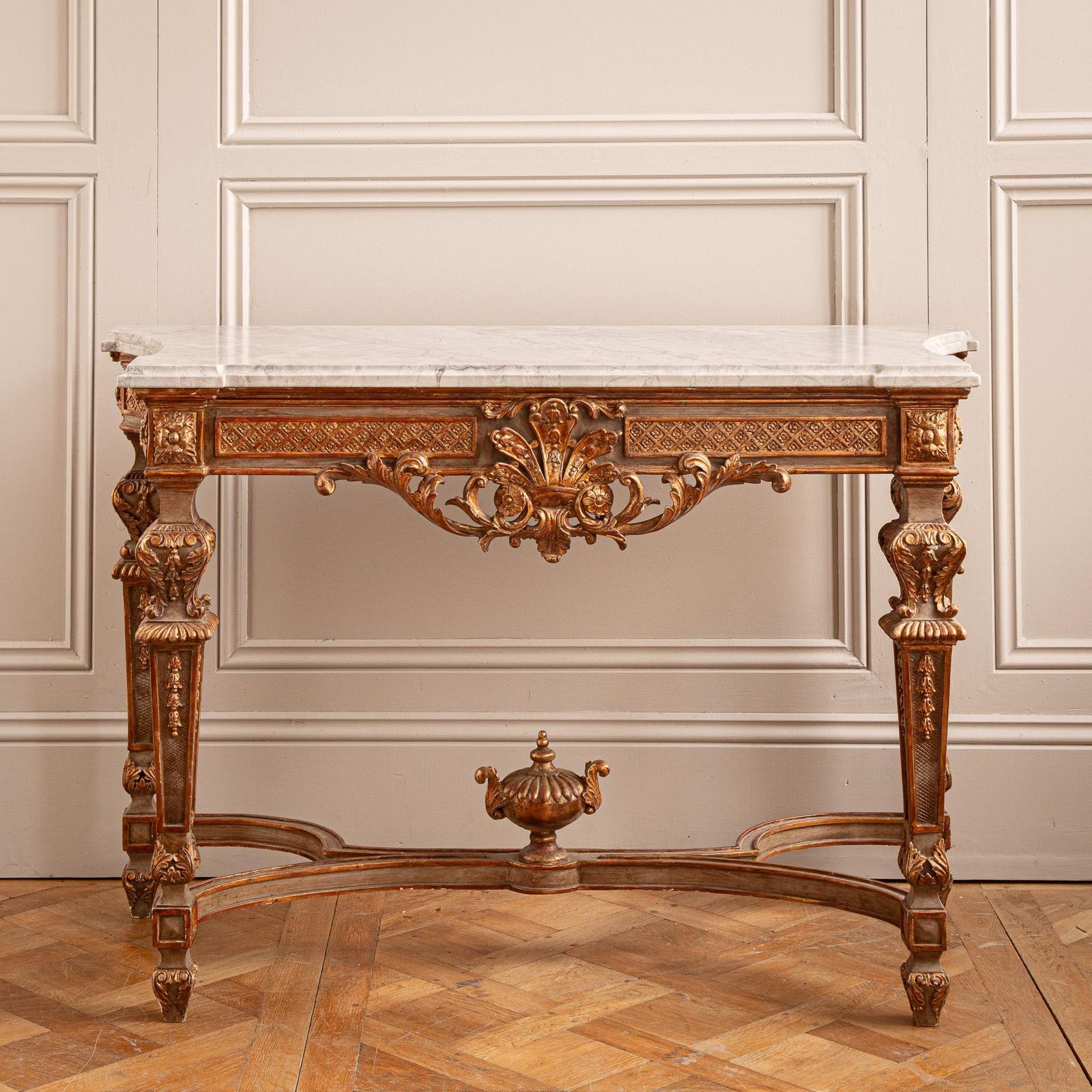 photo vinterior Giltwood French Louis XIV Style Console Made By La Maison London