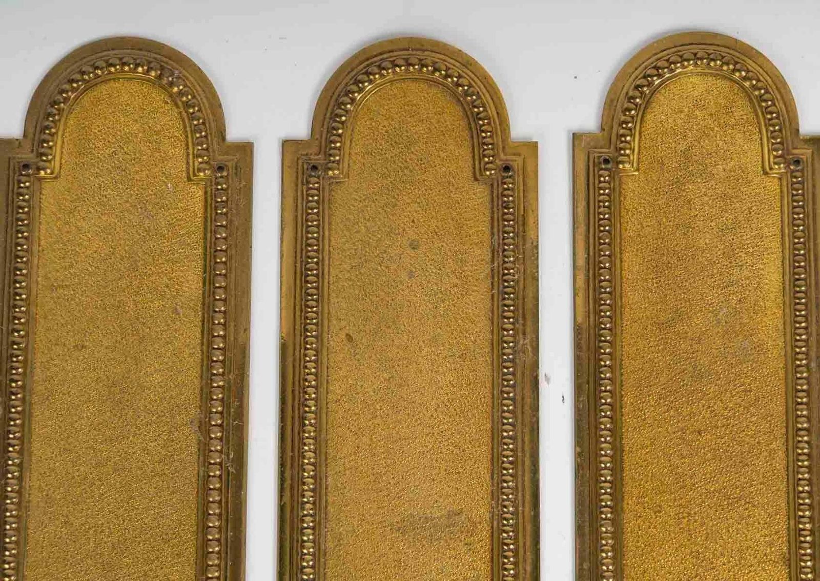 Series Of 11 Pairs Of Door Plaques, Door Decoration, 19th Century. photo for sale