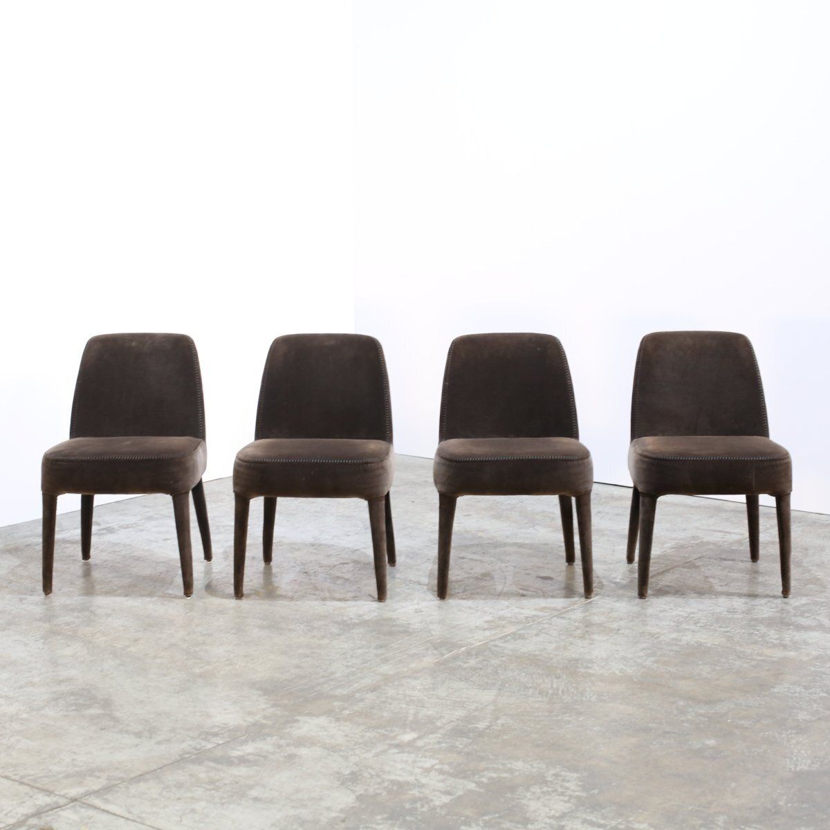 Maxalto Black Febo Dining Chair By Antonio Citterio, Set Of Four photo furniture